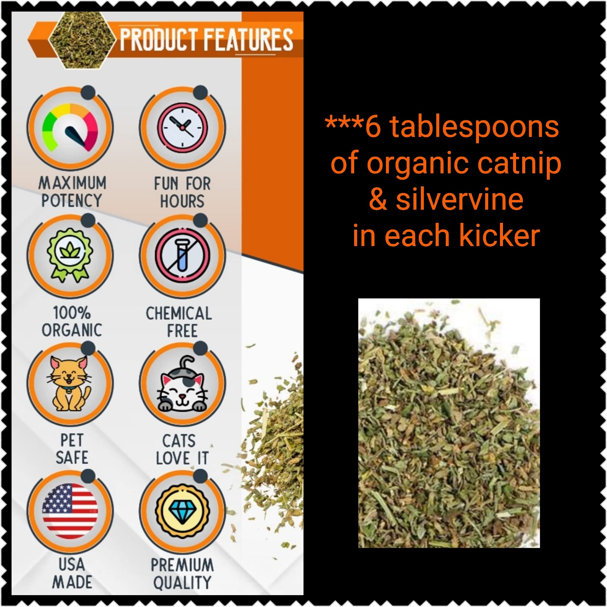 Catnip Kicker Toy 15' Set Of 2, 20 Designs/Random, Cat Kicker Toy, Silver Vine Cat Toy, Kitty Sticks, Cat Birthday Gift, Toy Fo