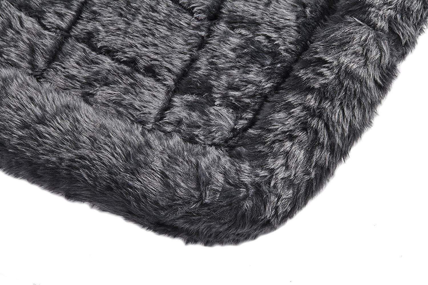Midwest Homes For Pets Bolster Dog Bed 48L-Inch Gray Dog Bed W/ Comfortable Bolster | Ideal For Extra Large Dog Breeds & Fits A 48-Inch Dog Crate | Easy Maintenance Machine Wash & Dry