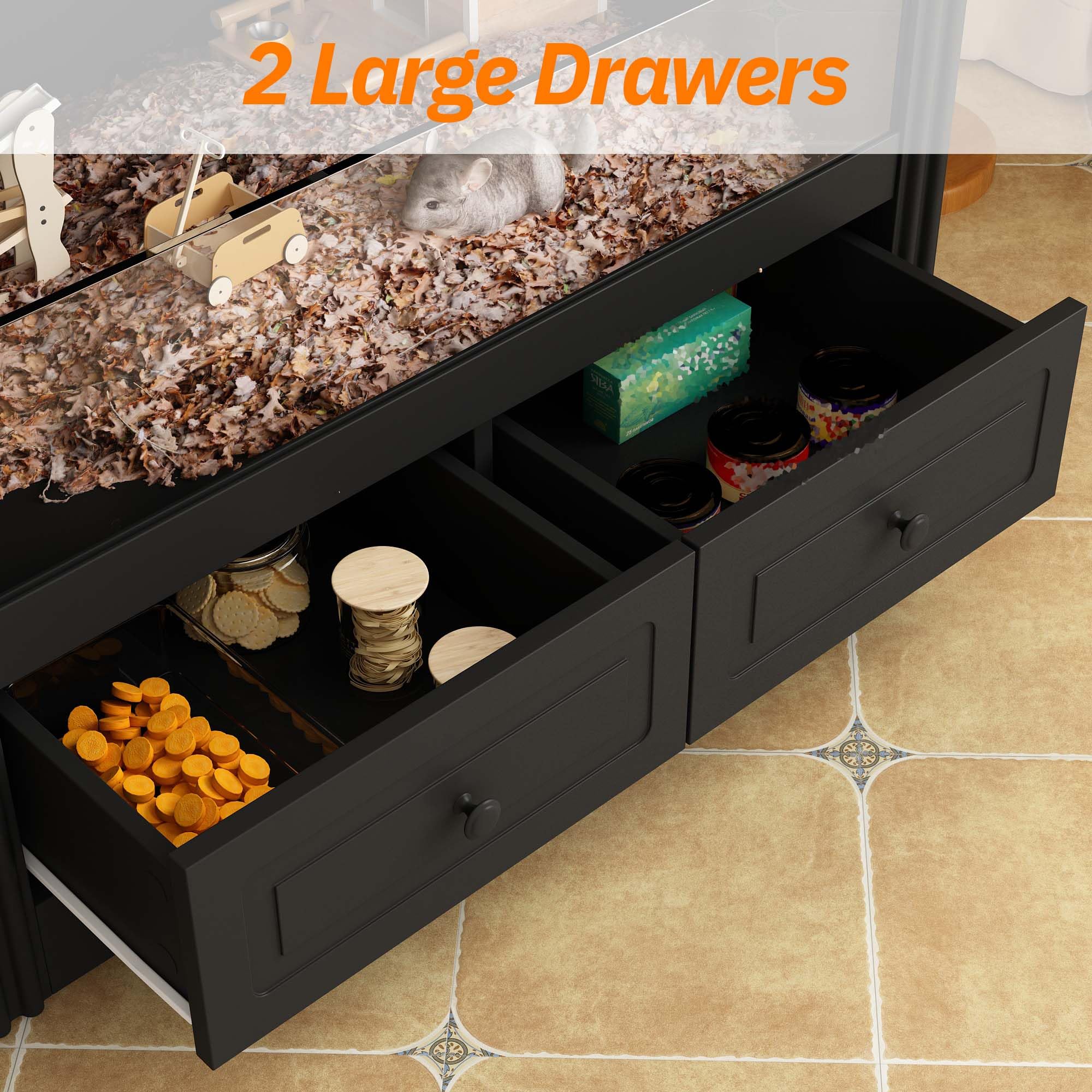 Dawnspaces Guinea Pig Cages, Small Animal Hamster Critter Nation Cage And Habitats, Small Animal Observation Box, Guinea Pig Cab