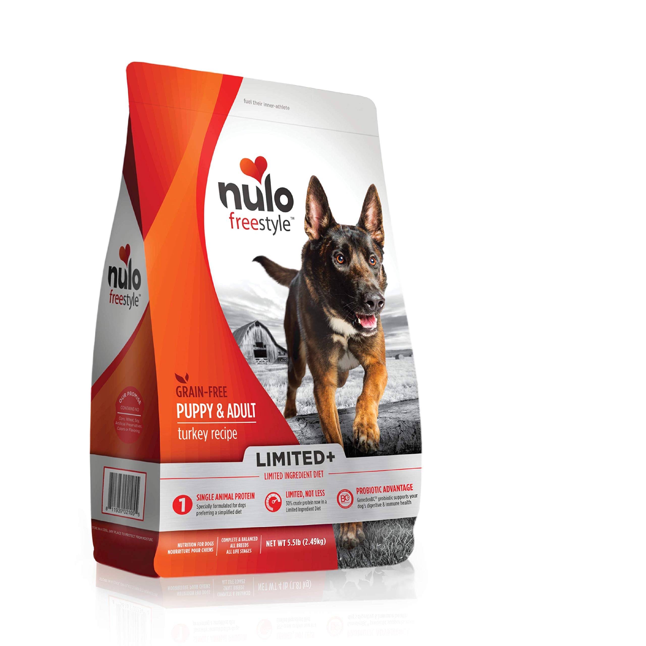 Nulo Freestyle All Breed Dog Food, Premium Allergy Friendly Adult & Puppy Grain-Free Dry Kibble Dog Food, Single Animal Protein