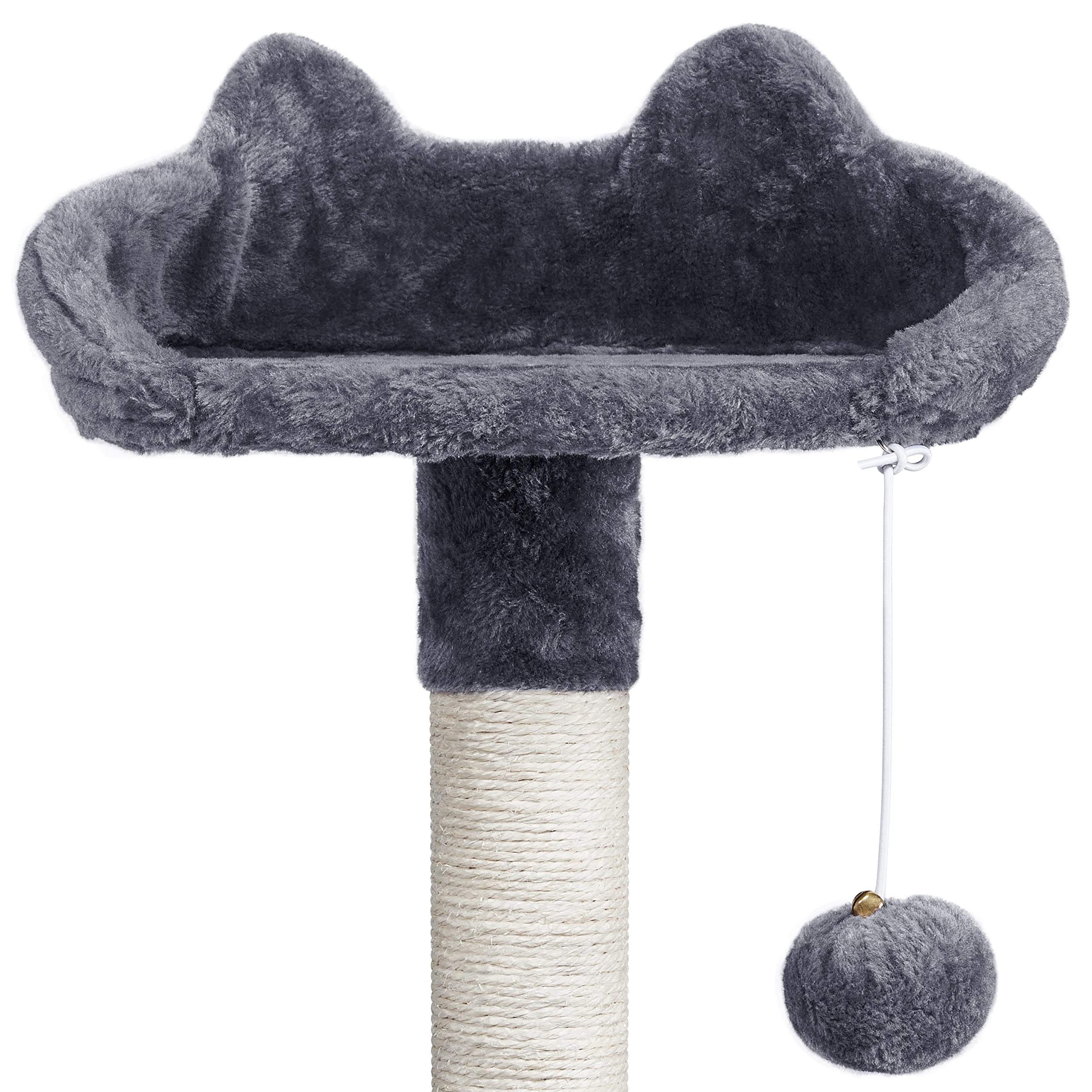 Yaheetech 73Inch Cat Tree, Cat Stand Furniture With Scratching Posts Perches Hammock As Indoor Kittens Activity Center, Dark Gray