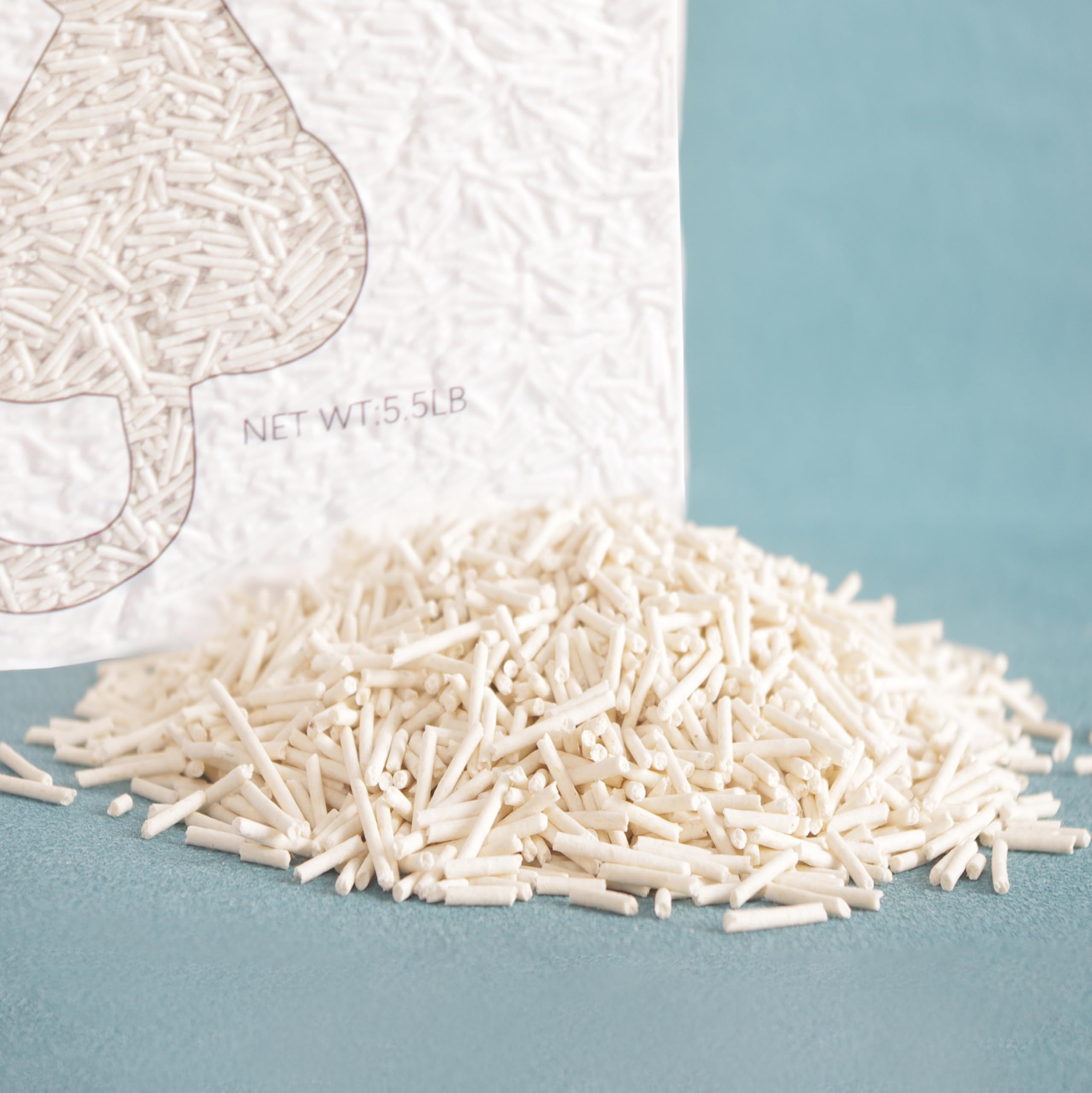 Fourpaw Original Tofu Cat Litter, Bean Fragrance, Odor Control And Economical Cat Litter Dust-Free, Quick Clumping, Water Flusha