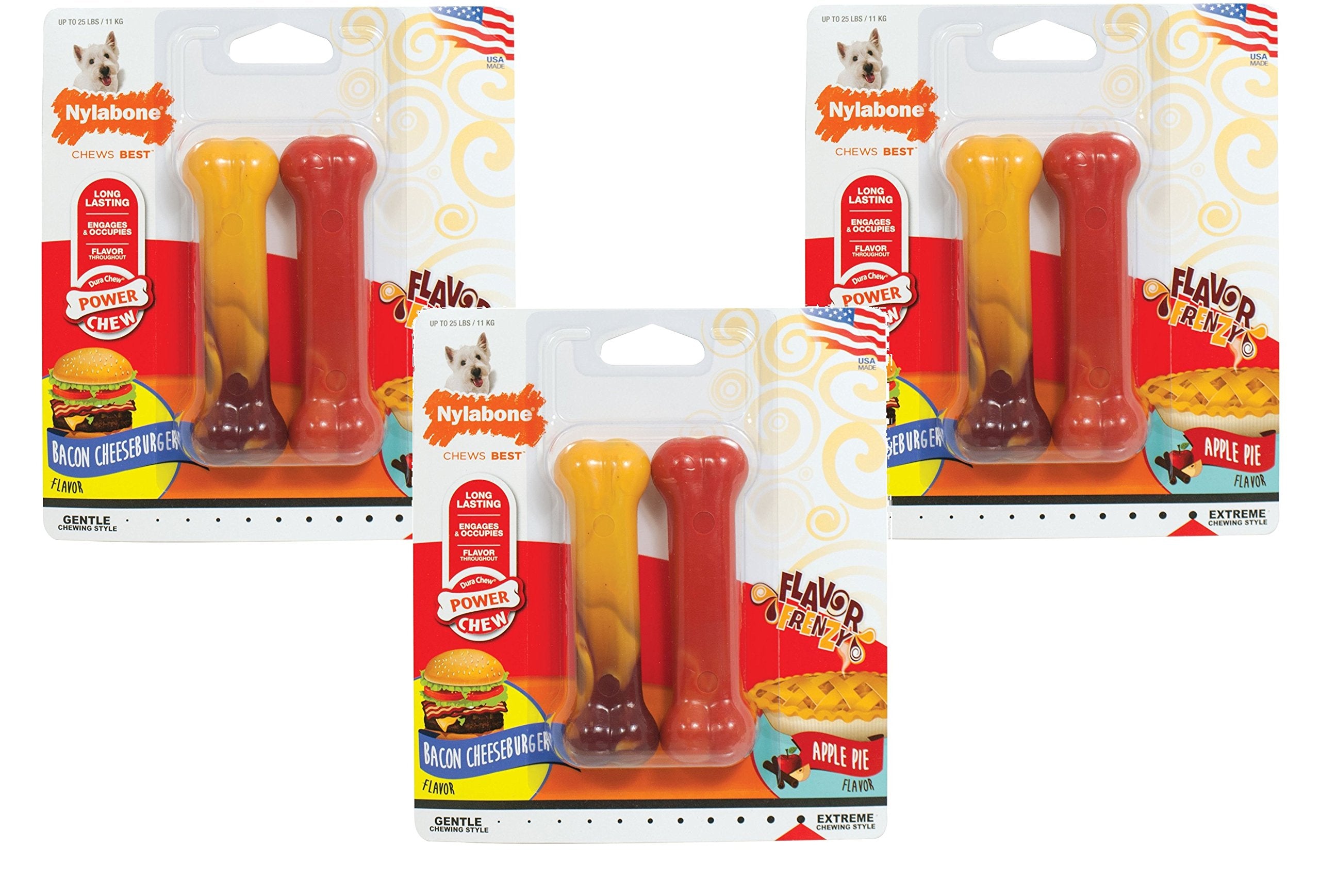 Nylabone Flavor Frenzy Twin Pack