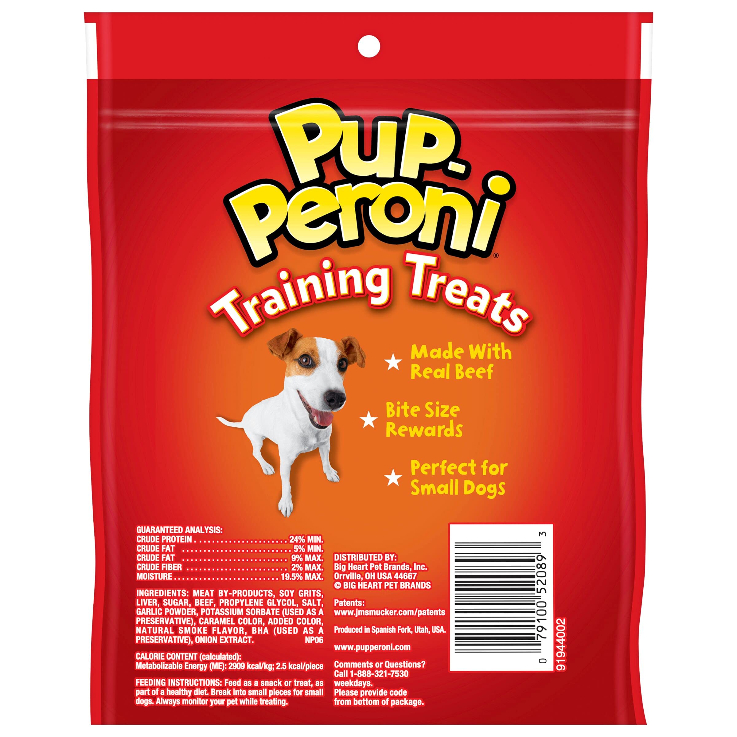 Pup-Peroni Training Dog Treats, Original Beef Flavor, 5.6 Ounce (Pack of 8), Made with Real Beef, Bite Size Rewards