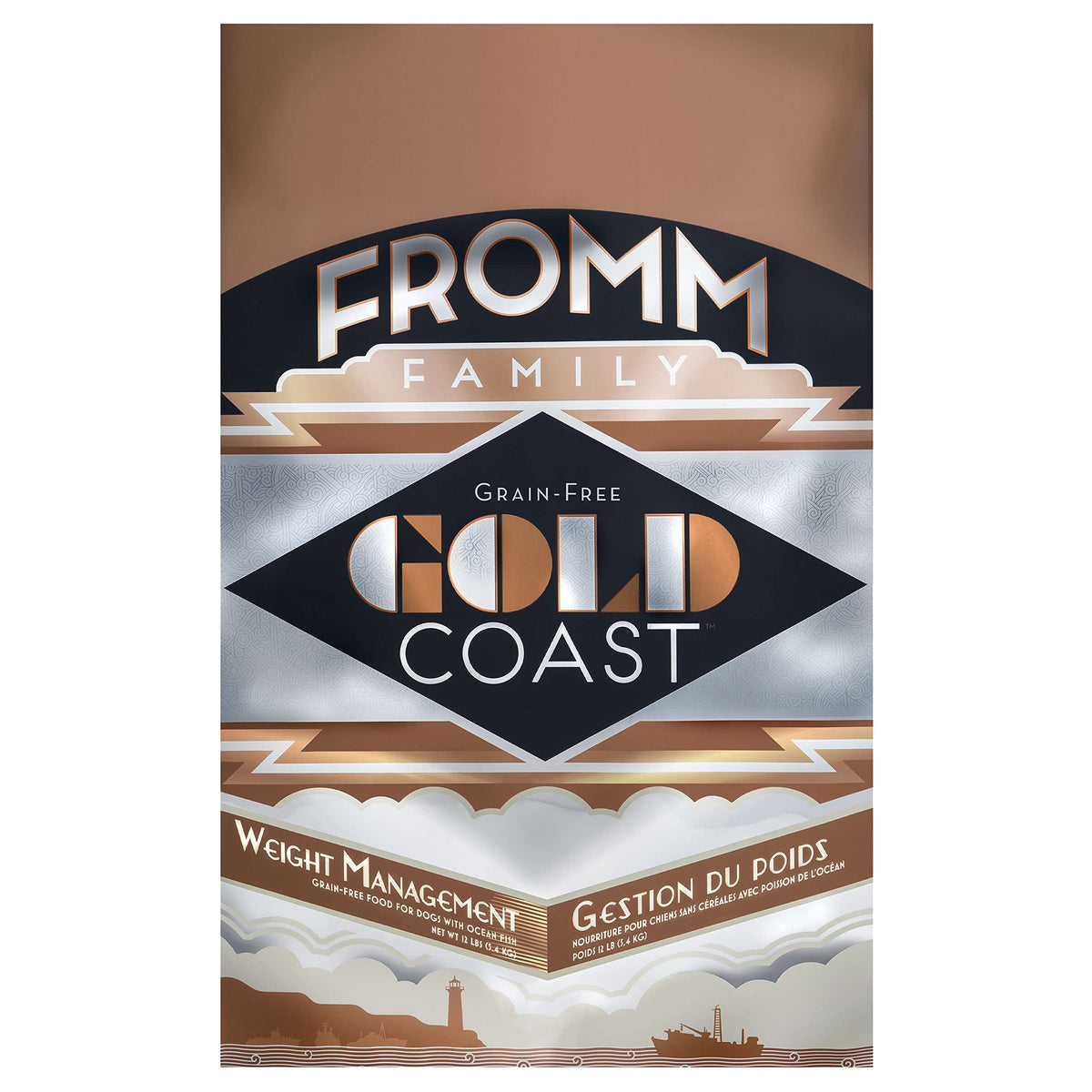 Fromm Gold Coast Weight Management Premium Dog Food - Weight Management Dry Dog Food - Whitefish Recipe - 12 Lb