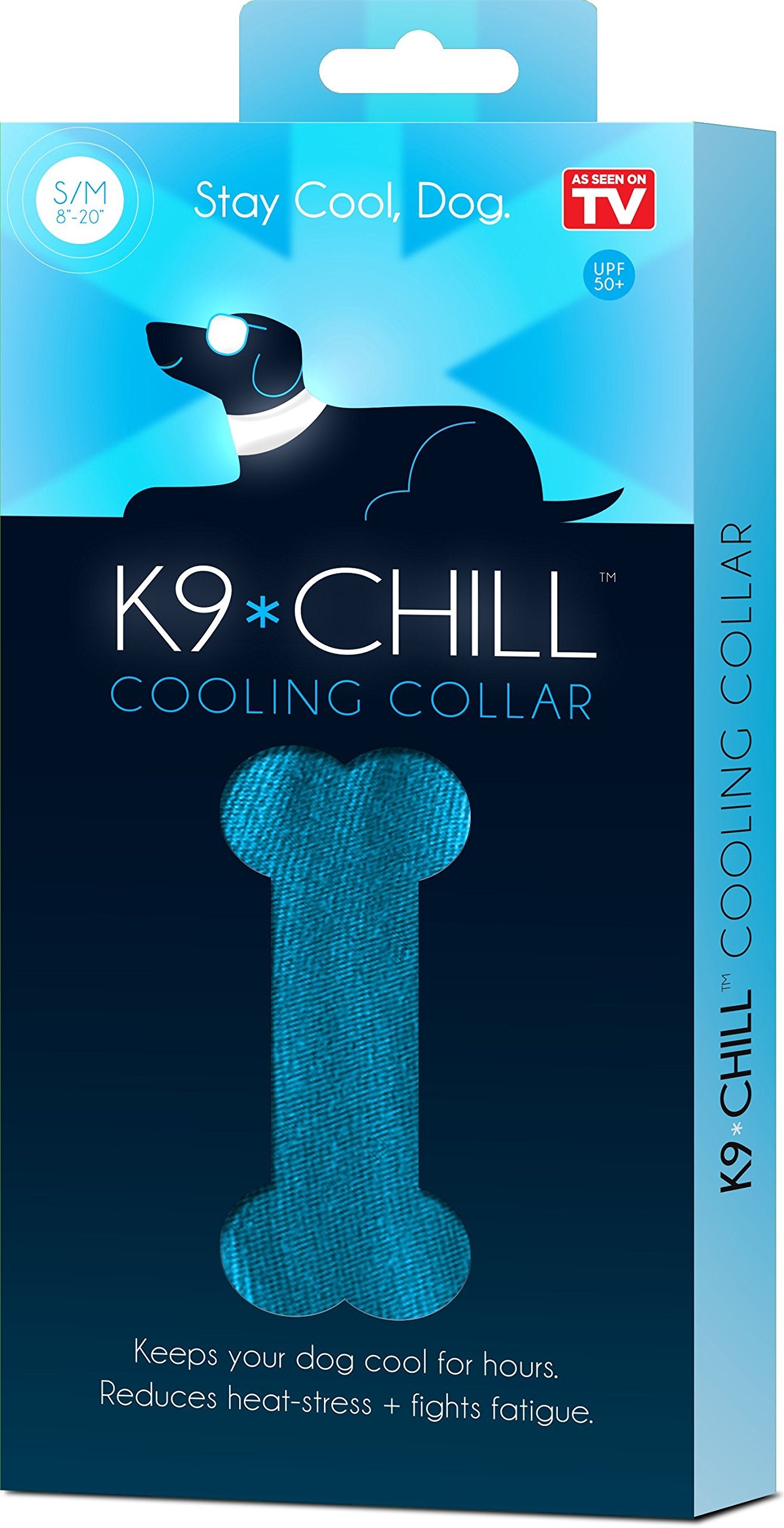 Novel Brands K9 Chill Dog Cooling Collar (Small/Medium 8'- 20')