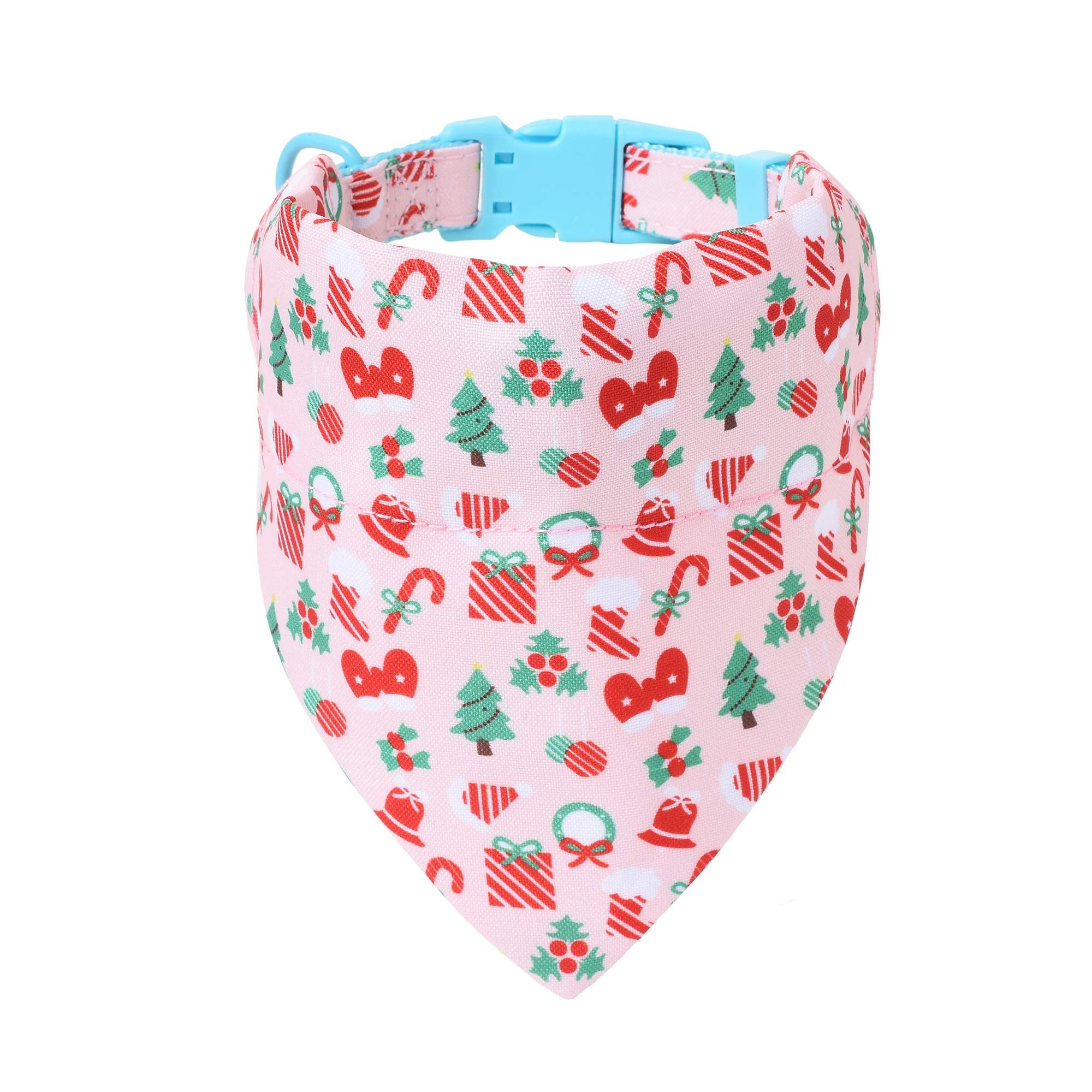 Mile High Life | Girl Dog Collars | Cute Bandana Collar | Soft Poly Cotton Fabric Collars For Small Dogs | Flower & Fruit Patter