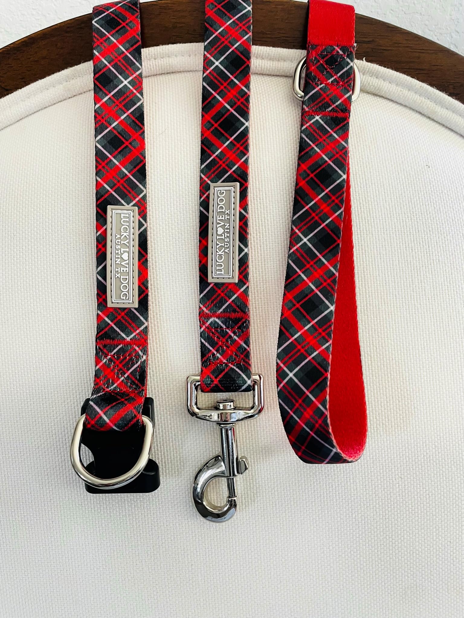 Lucky Love Dog - Adjustable Dog Collar With Easy Click Buckle For Small To Large Ones, Durable, & Comfortable For Male & Female