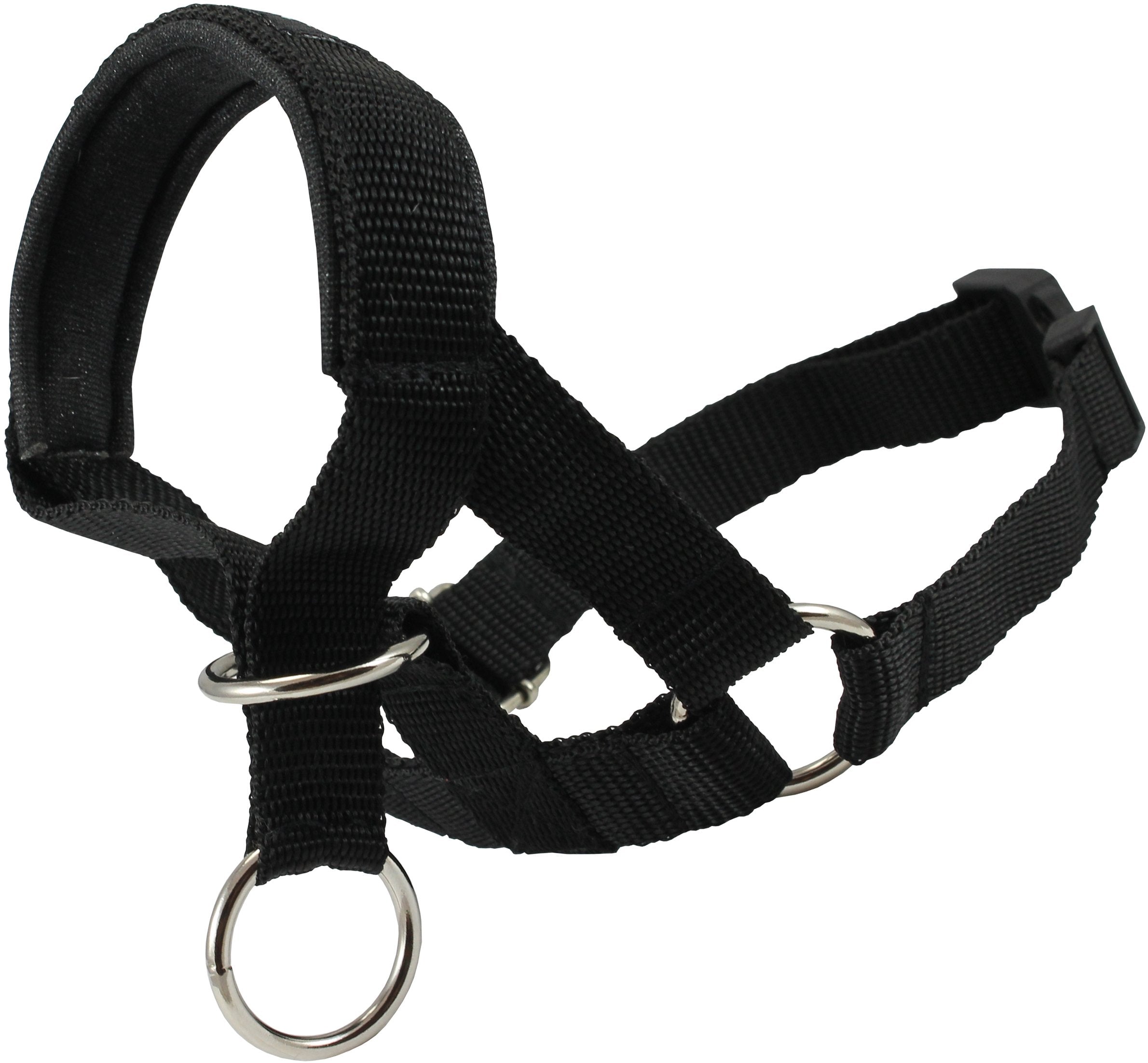 Dog Head Collar Halter Black (Xs 4Inch7Inch Snout)