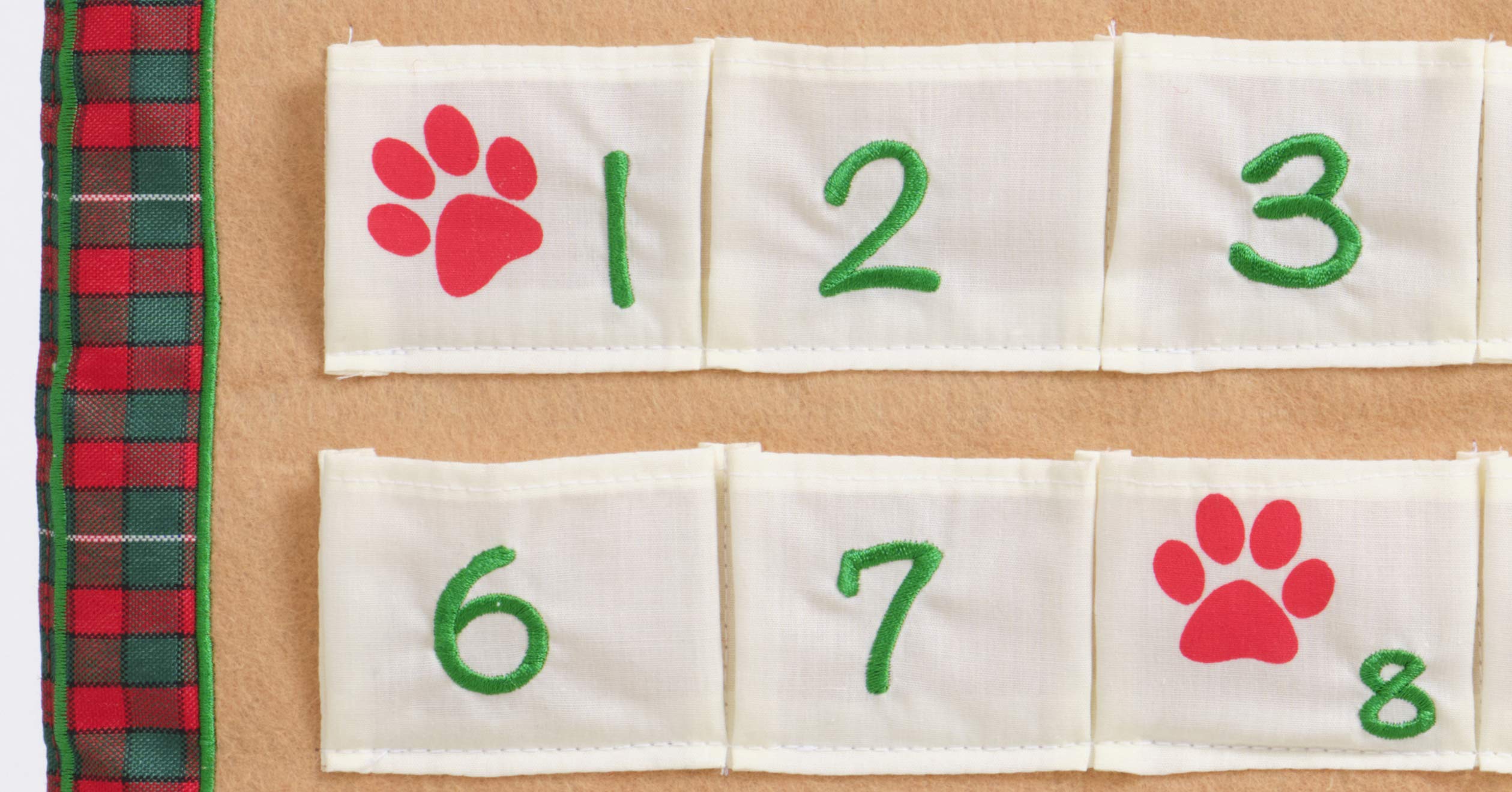 Dog Advent Calendar by Pockets of Learning | Interactive Canine Dog Countdown | Festive Pet Christmas Holiday D  cor | Pet Seaso