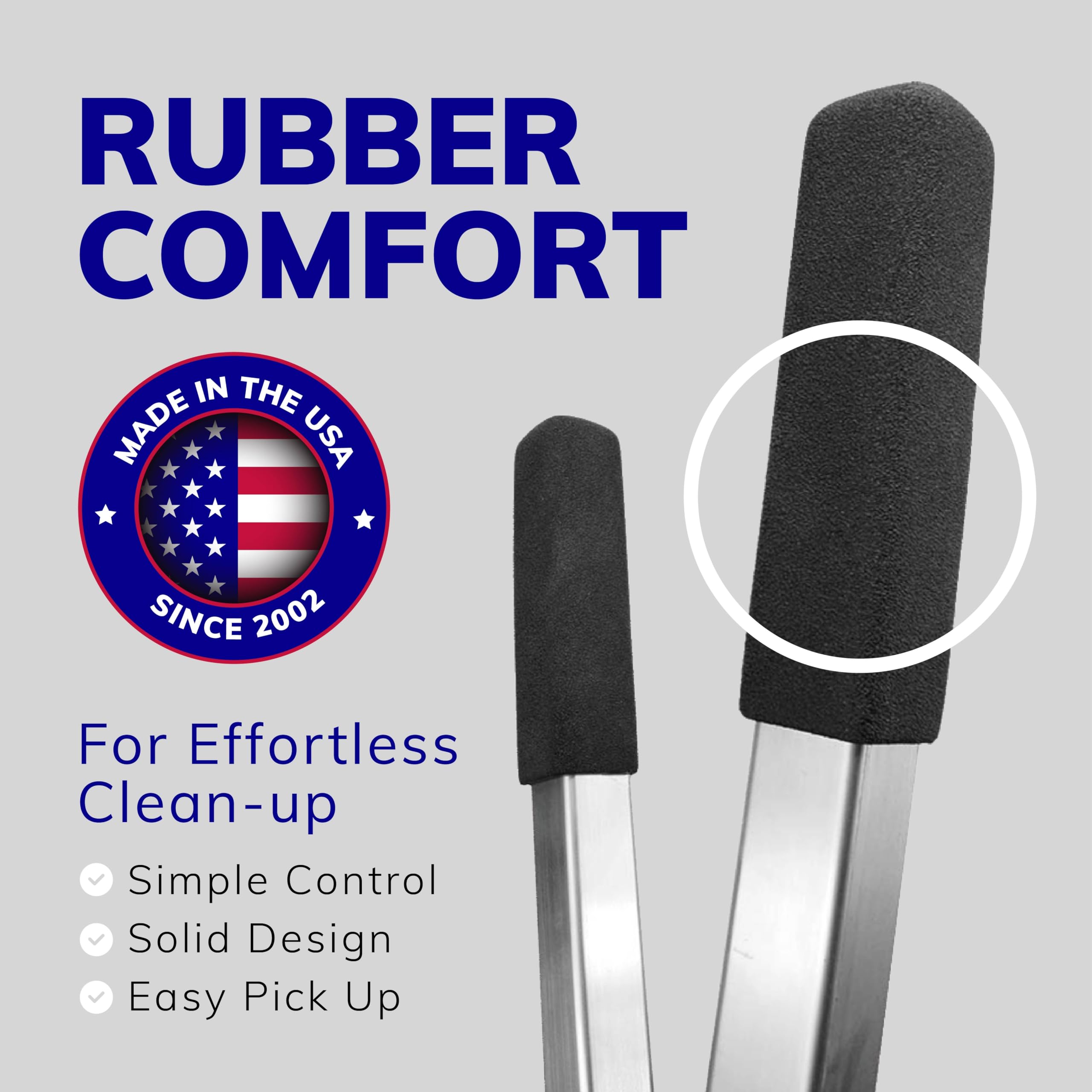 Activedogs Dog Poop Scooper Heavy Duty - Best Ever Dog Pooper Scooper With Teeth - Outdoor Welded Aluminum Metal & Solid Bolt Pet Waste Removal Shovel, Usa Made