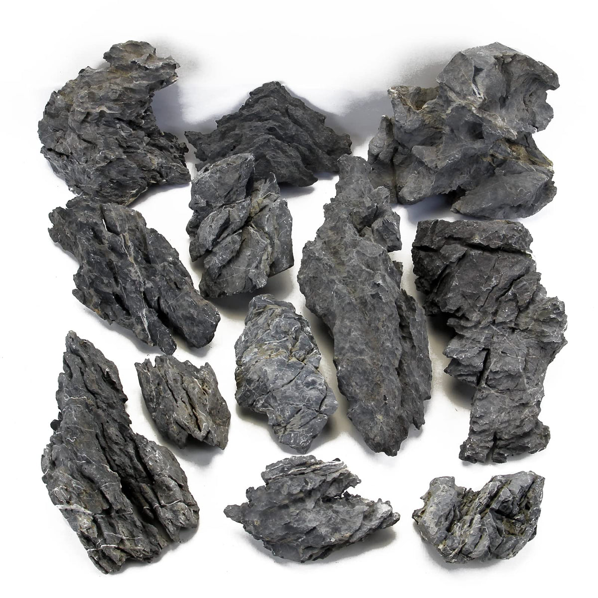 Kingrui Aquarium Rocks Seiryu Rock Stone,Dragon Stone,Suitable For Aquarium Landscaping Models And Fish Tank Decoration, Reptile