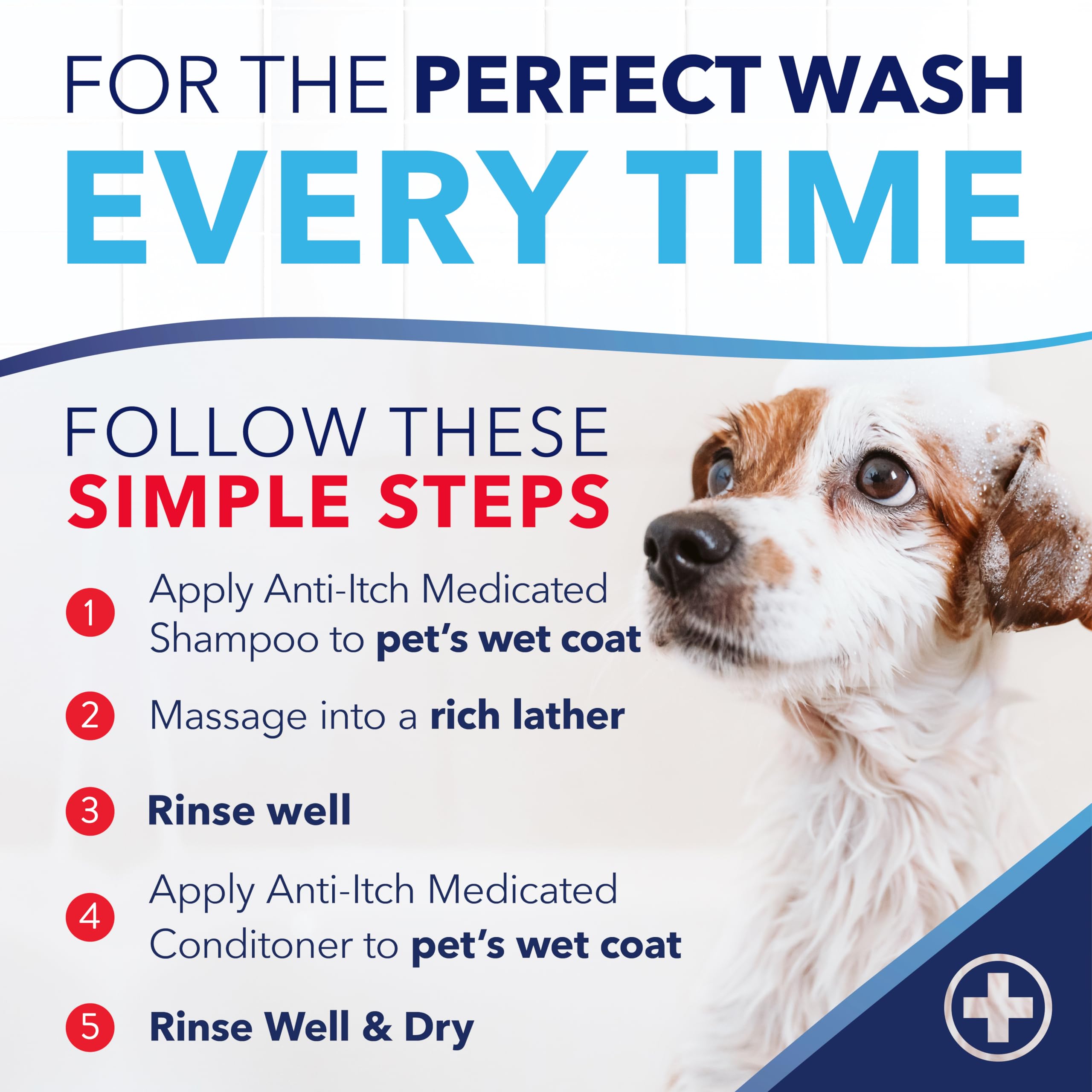 Tropiclean Oxymed Medicated Cat & Dog Shampoo And Conditioner Set For Itchy Skin, Skin Soothing Oatmeal Shampoo & Conditioner Fo