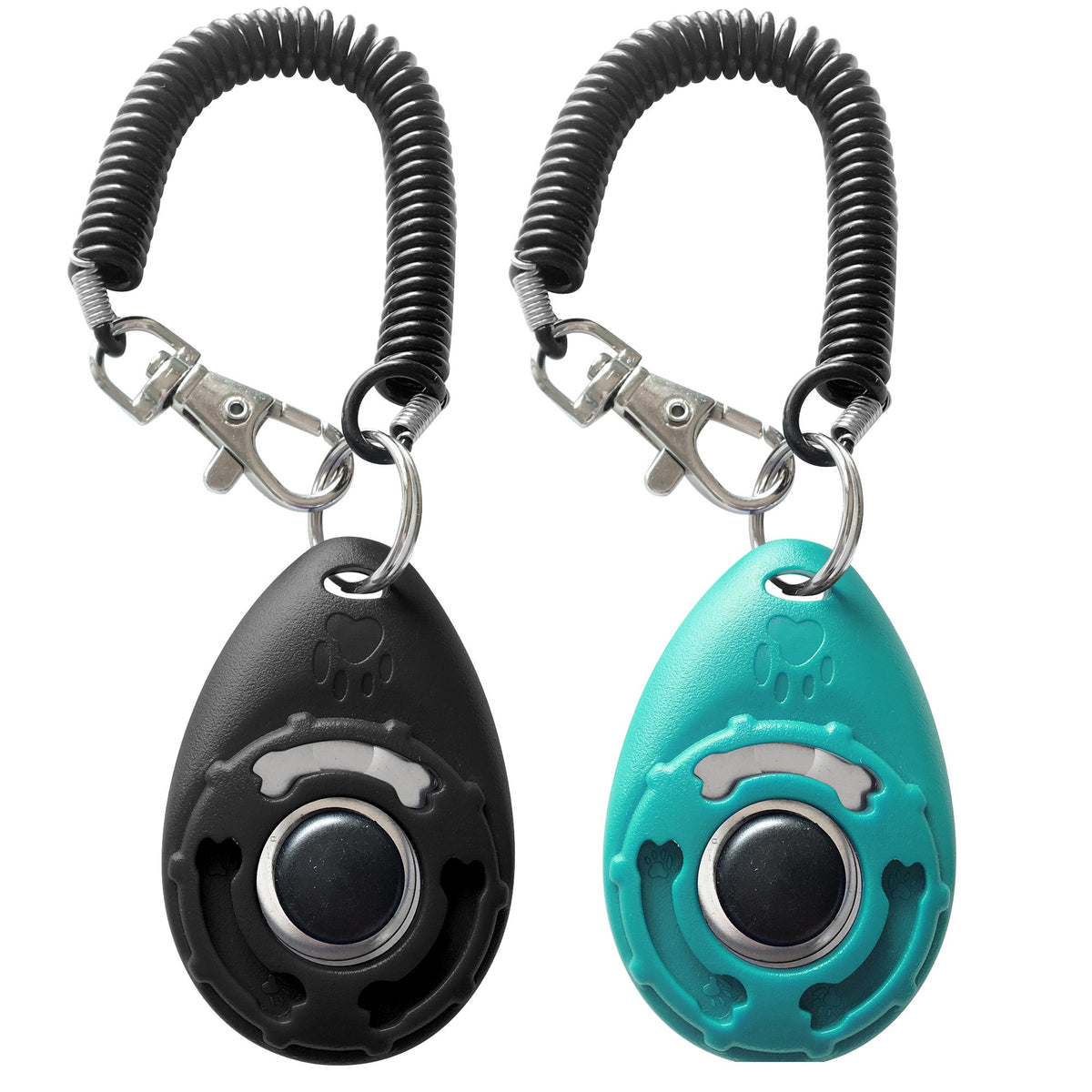 HoAoOo Pet Training Clicker with Wrist Strap - Dog Training Clickers ...