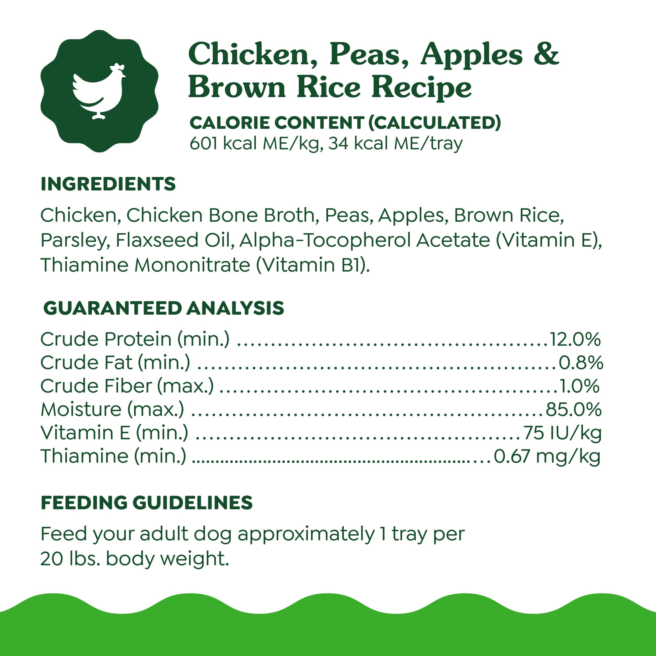 Greenies Smart Topper High Protein Wet Mix-in for Dogs, Chicken, Peas, Apples & Brown Rice Recipe in Vitabroth Broth - Bone Brot