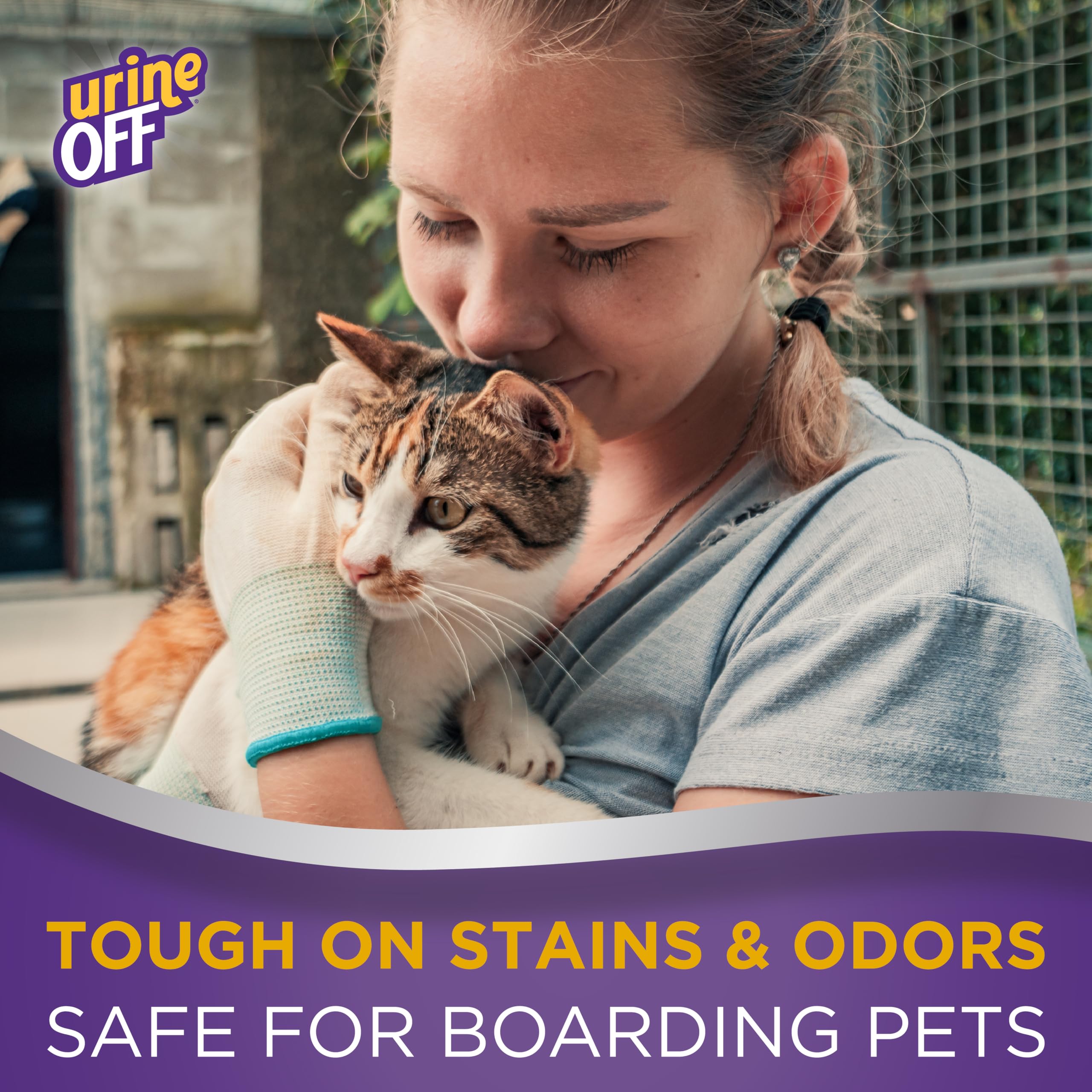 Urine Off Kitten & Cat Pet Stain Remover | Fresh Scent Carpet Cleaner | Bio Enzymatic Stain & Urine Odor Eliminator | Pet Safe C