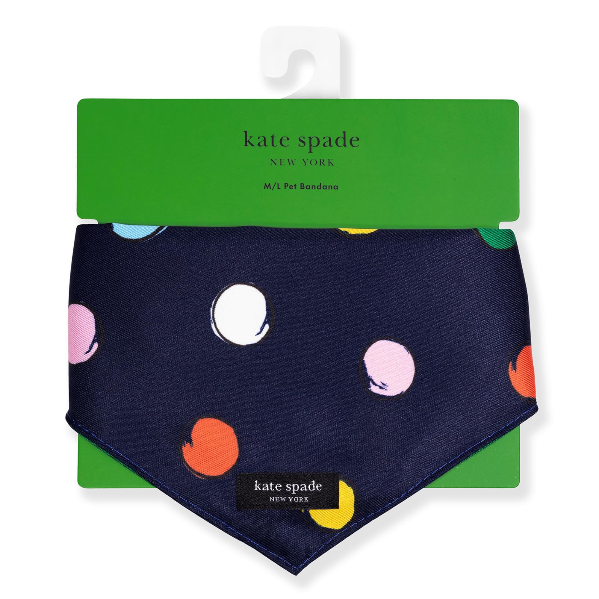 Kate Spade New York Pet Bandana For Boy Or Girl Dogs, Lightweight Bandana For Dog, Cute Dog Scarf For Medium Or Large Pets, Wate