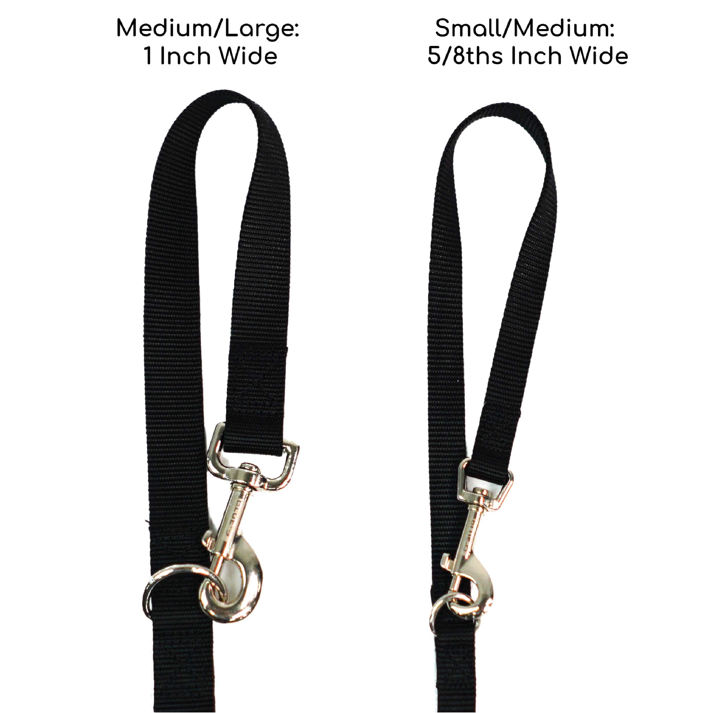 Blue-9 Multi-Function Hands Free Dog Leash, Double Attachment 6 Foot Adjustable Lead For Obedience, Running, And Agility Training (Blue, Medium Large)