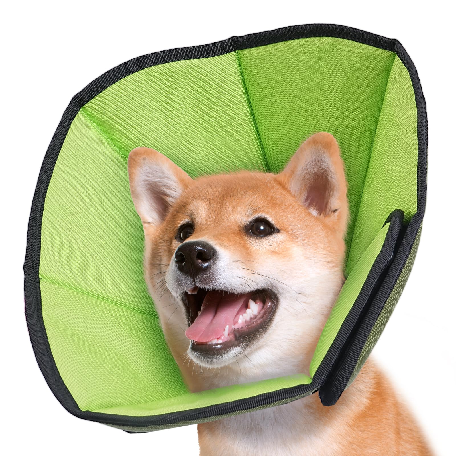 Soft Dog Cone After Surgery: Comfortable Dog Cones Collar for Stop Licking Biting - Adjustable Elizabethan Collar for Dogs fit f
