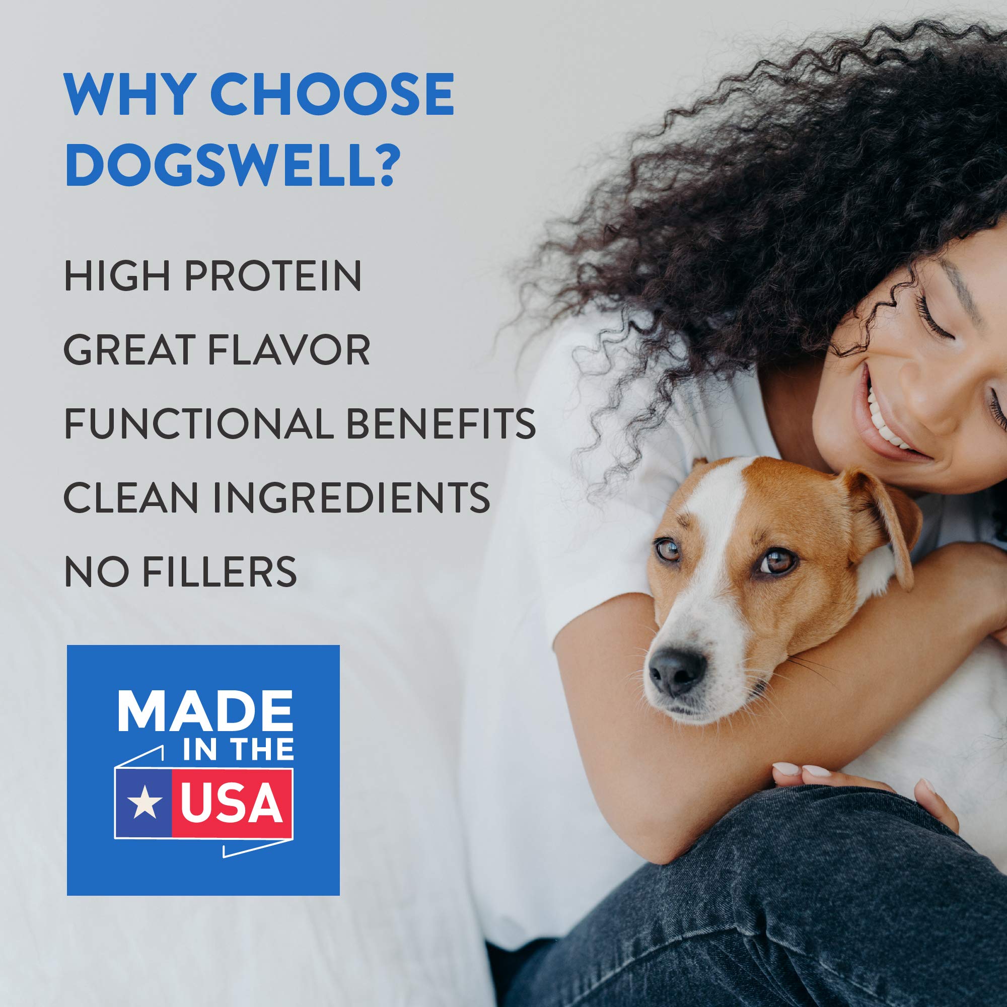 Dogswell Grain-Free Hip and Joint Chicken Grillers for Dogs, 12 oz. Model: 842185