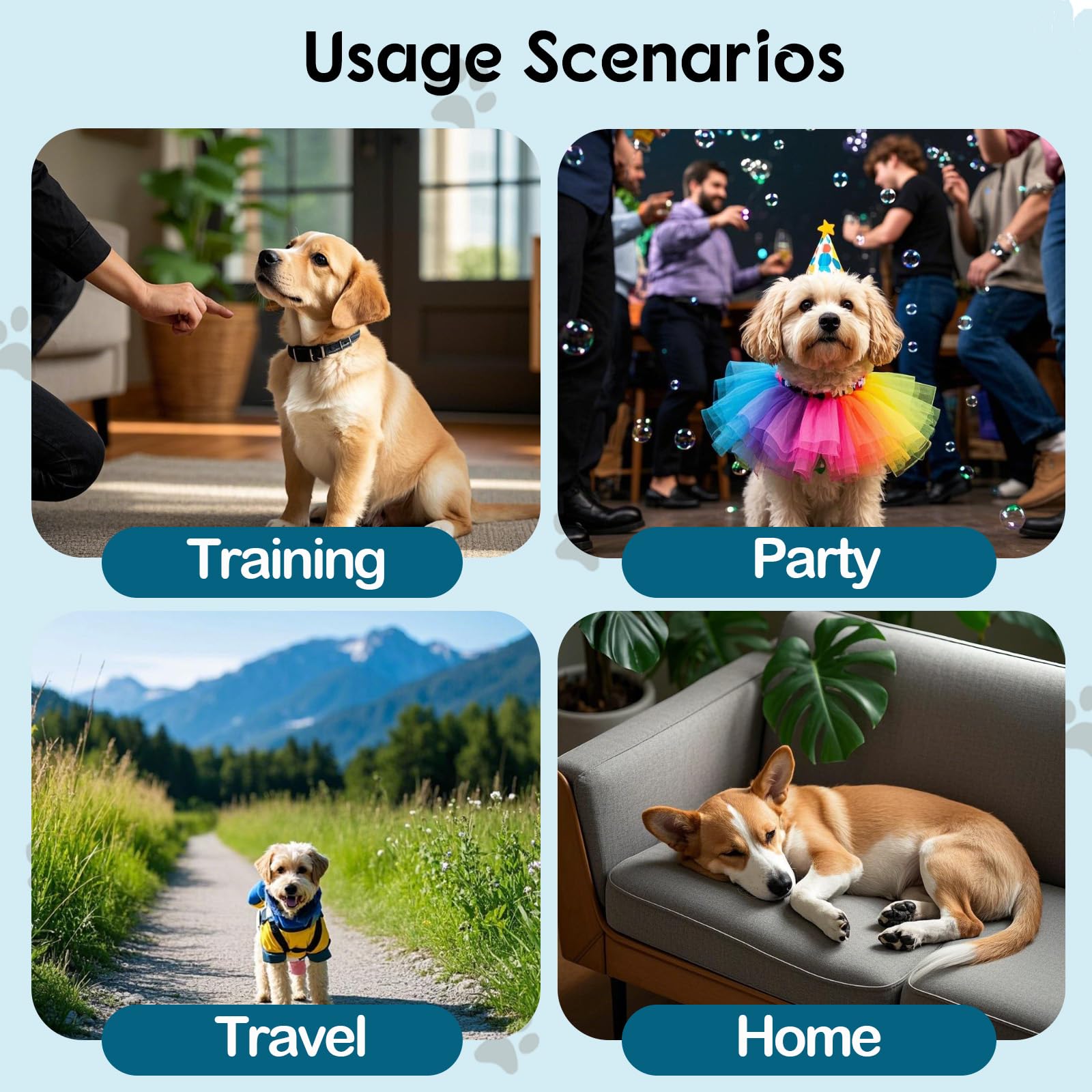 Innerzen 2 Pieces Dog Diaper Suspenders, For Dog Diaper Female And Belly Band For Male, Prevent Dog Diapers From Falling Off,Dia