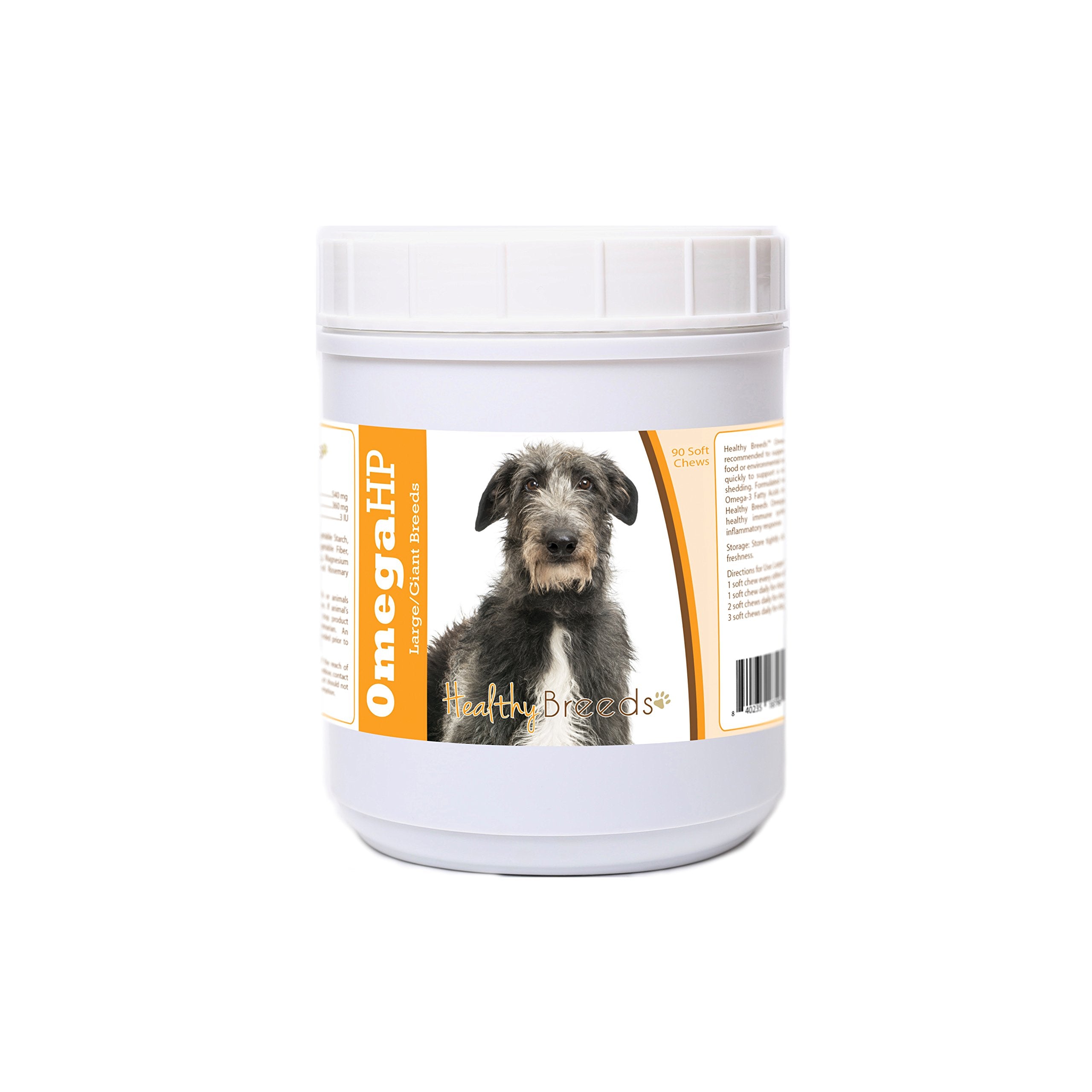 Healthy Breeds Scottish Deerhound Omega HP Fatty Acid Skin and Coat Support Soft Chews 90 Count