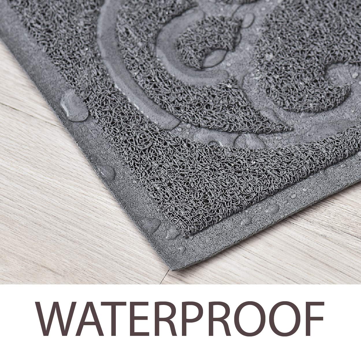 Petlike Cat Litter Mat, Thick Litter Trapping Mat, Durable Litter Box Mat Waterproof, Indoor Mat Washable Mats With Non-Slip Backing, Soft On Kitty Paws And Easy To Clean, Phthalate Free