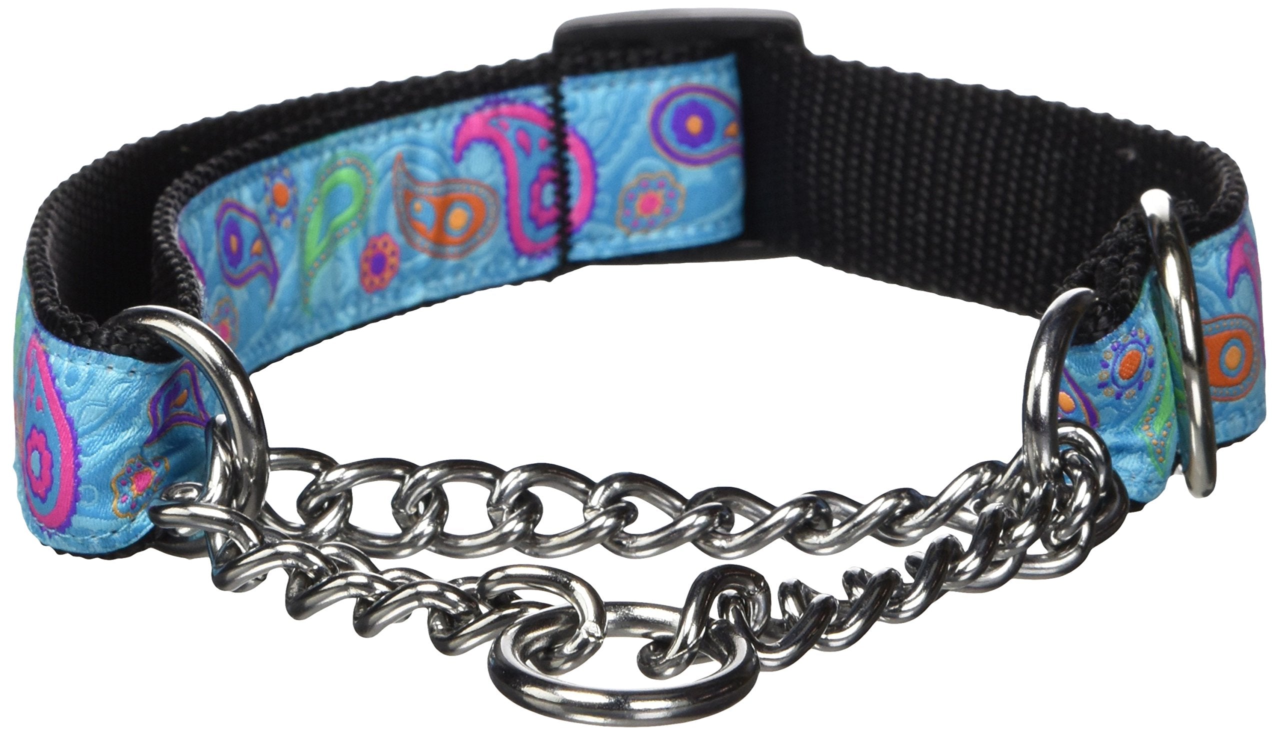 Rc Pets 1' Martingale Training Collar, Medium, Tropical Paisley