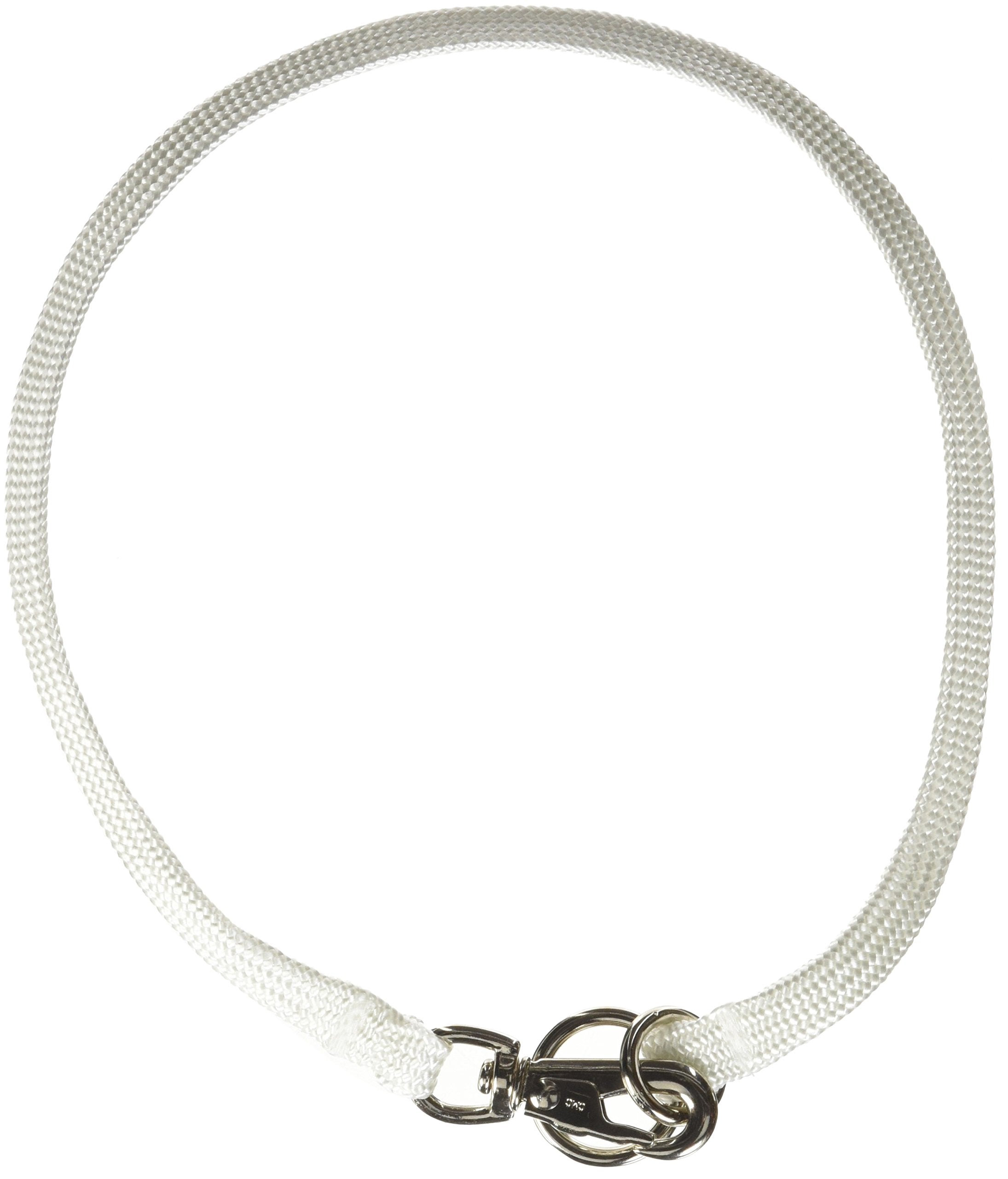 Resco Usa-Made Nylon Snap Choke Collar 22', White