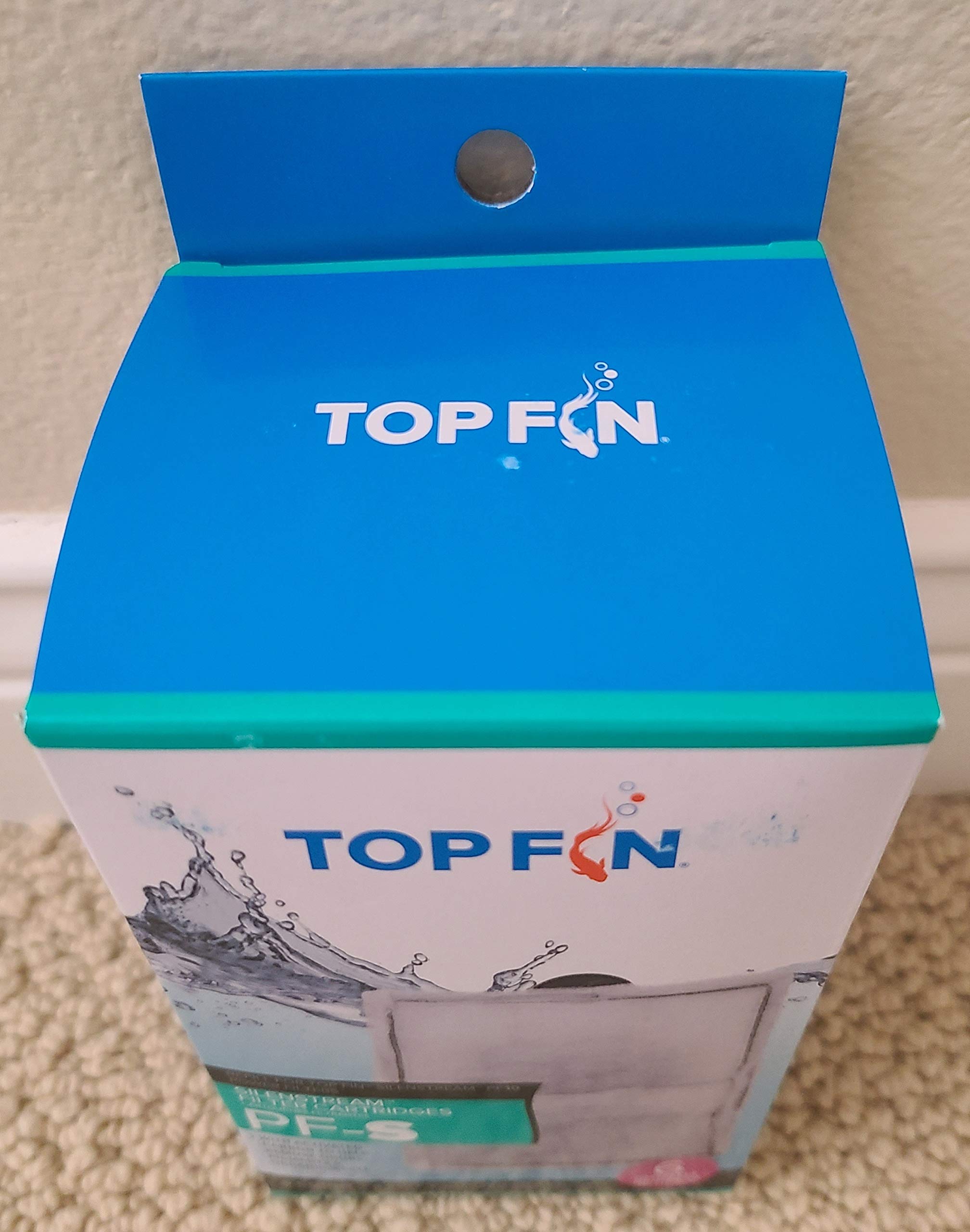 Top Fin Silenstream Pf-S Small Filter Cartridges (6 Count) Refill For Pf10 Power Filters (5.5In X 3.1In)
