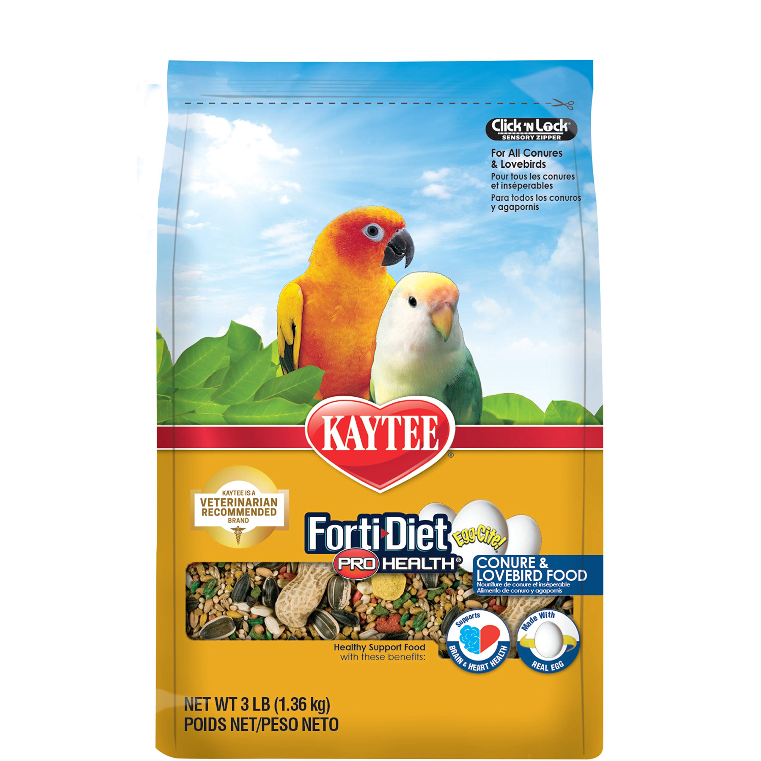 KT 3LB FD CONURE EGGCITE 54283