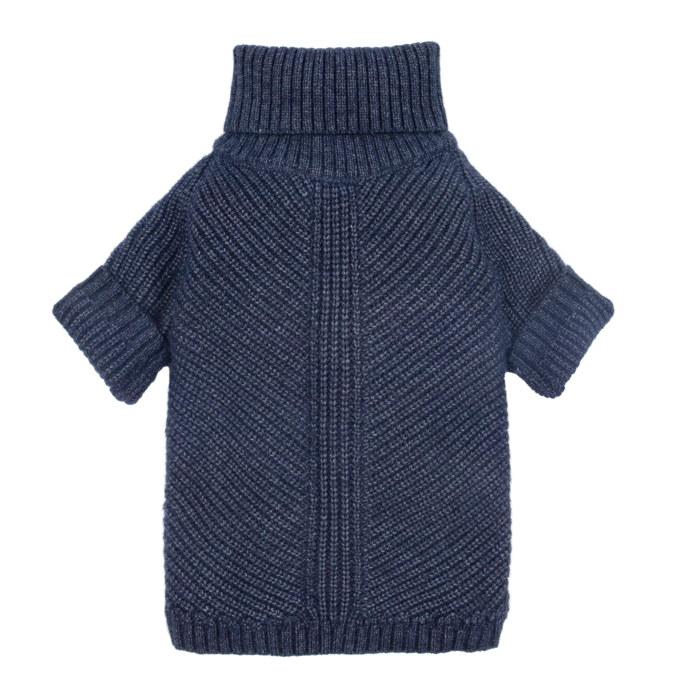 Fitwarm Turtleneck Knit Dog Sweater, Thermal Dog Winter Clothes For Small Dogs Boy Girl, Cozy Sweaters For Dogs, Doggy Pullover 