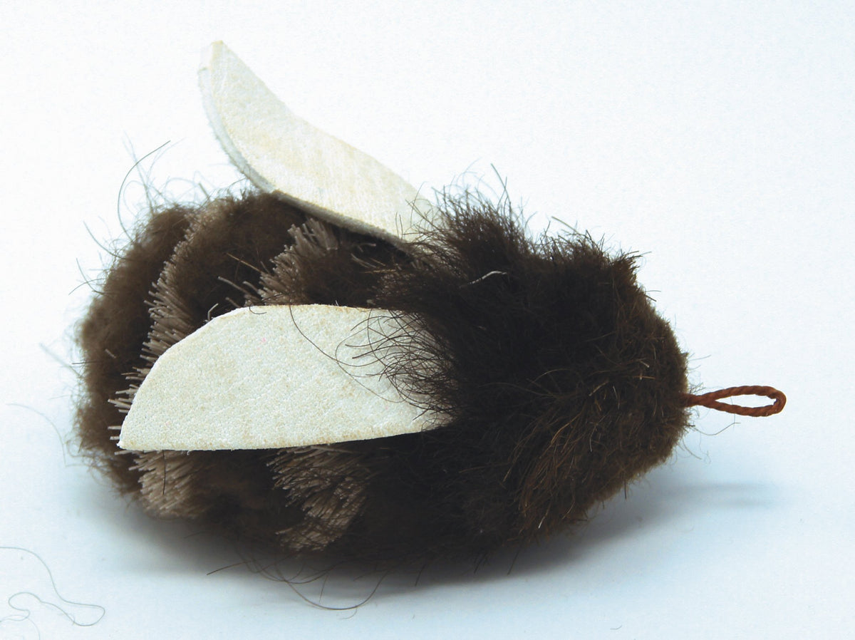 Big Sky Cats Bumble Bee Refill/Attachment Cat Toy - Natural Buffalo/Deer: Fits Wildcat And Popular Bird And Mouse Type Wands/Pol
