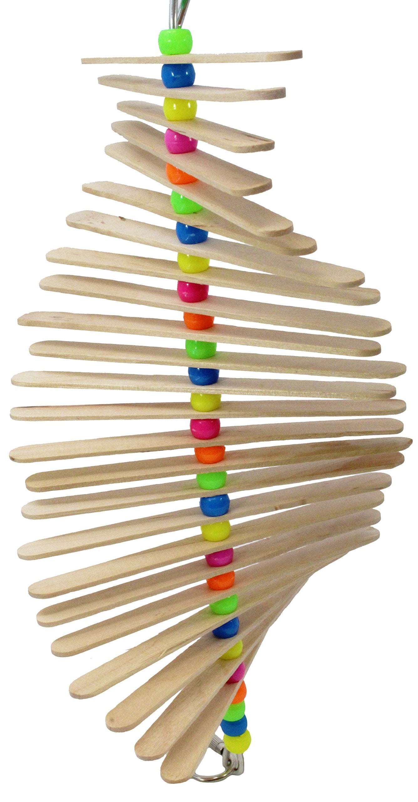 Bonka Bird Toys Long Mini Sticks Bird Toy Parrot cage Craft Cages Cockatiel Parakeet (Natural)