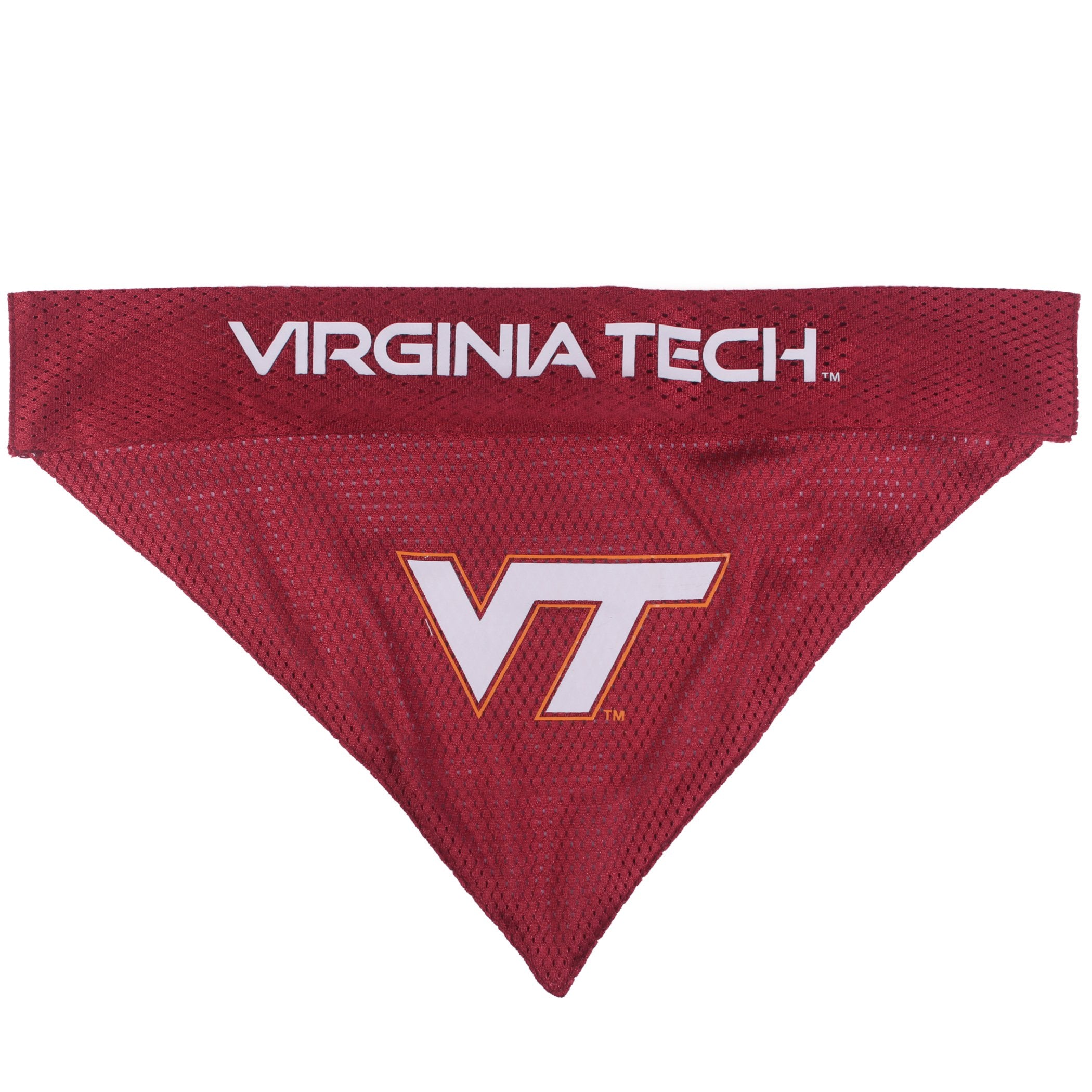 Pets First Collegiate Pet Accessories, Reversible Bandana, Virginia Tech Hokies, Small/Medium