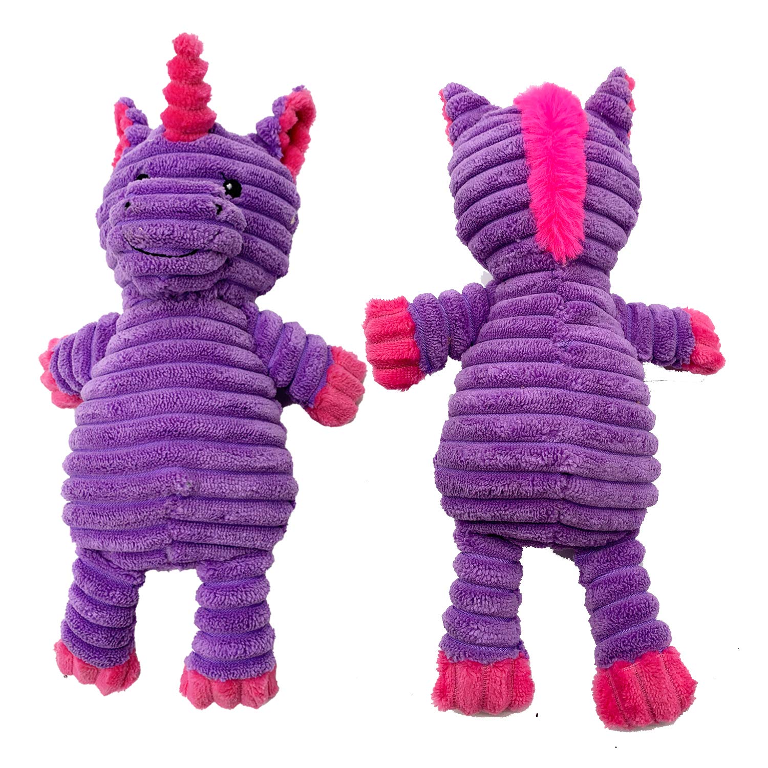 Jalousie Plush Puppy Toy Assortment - 5 Pack Squeak Toys for Medium & Large Dogs
