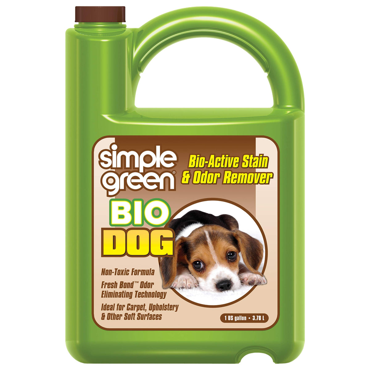 Simple Green Bio Active Stain & Odor Remover For Pet & Carpet- Pet & People Safe (1 Gal), Milky White, 128 Fl Oz (Pack Of 1)