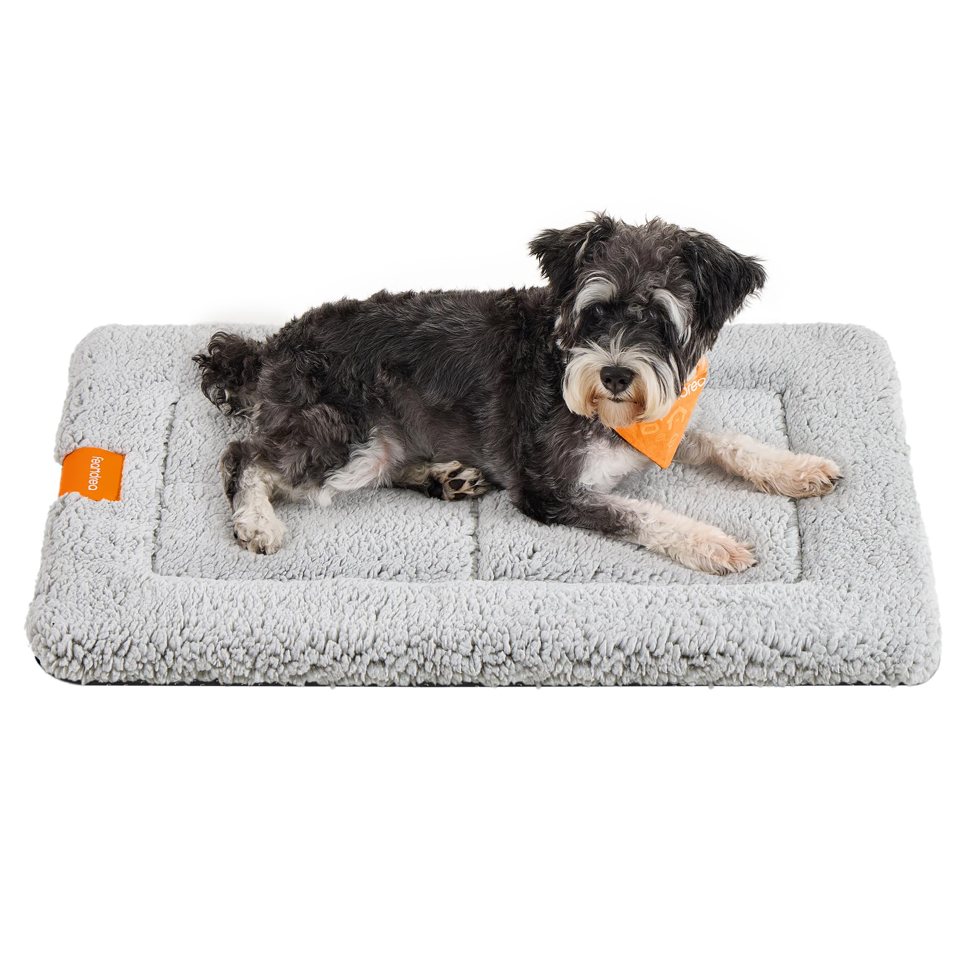 Feandrea Warm Dog Cat Pad, Pet Mat Bed Blanket for Dogs and Cats, Dog Crate Mattress, 30 x 20 Inches, M, Machine Washable Dryer 
