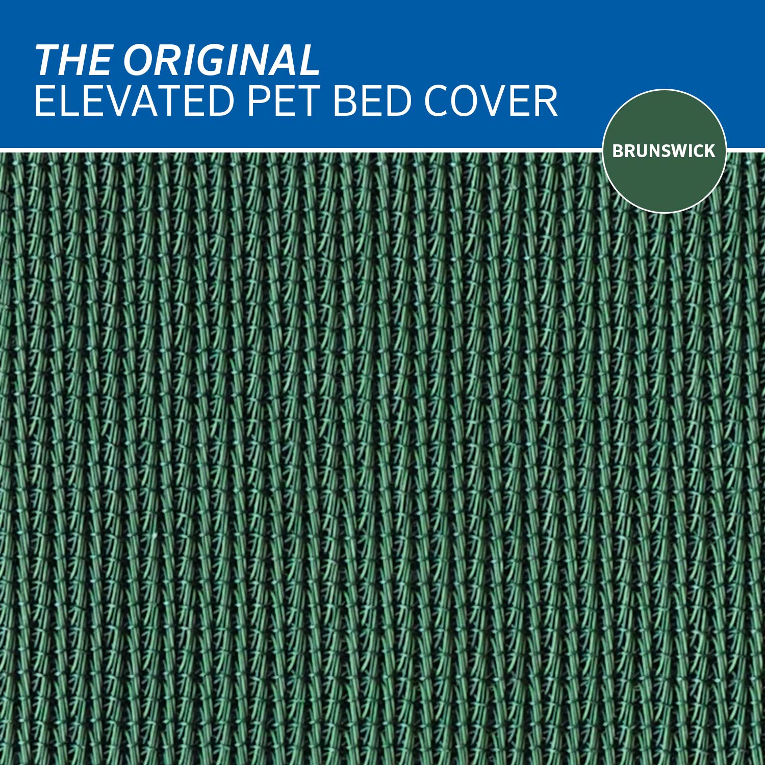 Original Pet Bed Replacement Cover - Brunswick Green - Medium (35' X 25.5')
