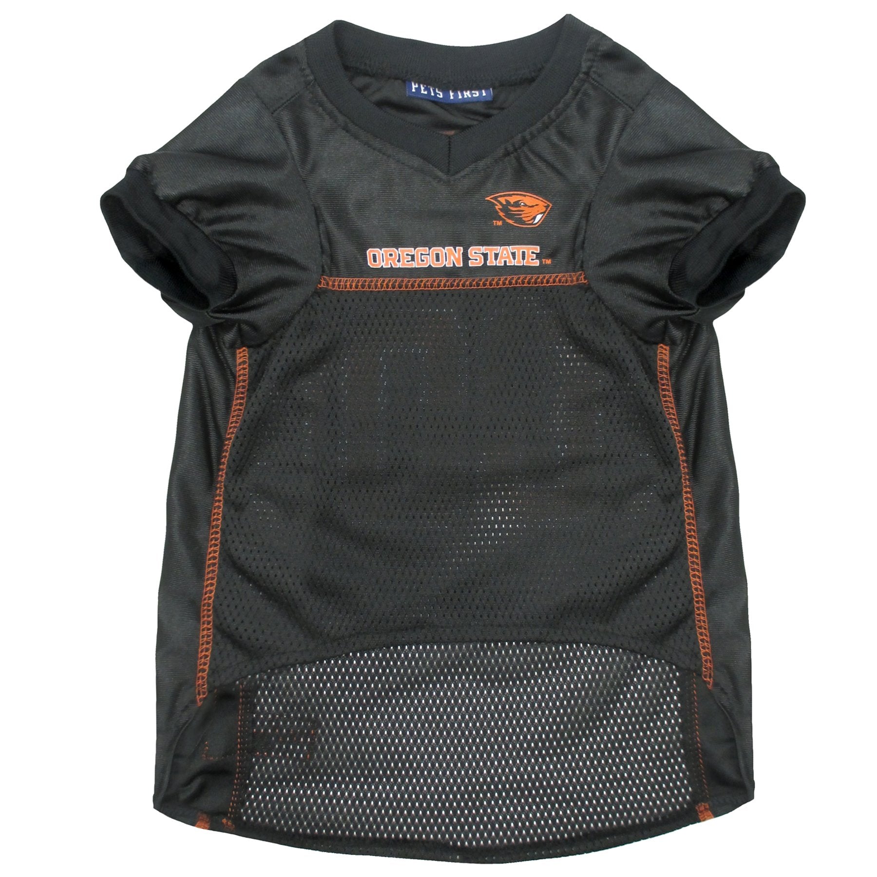 Pets First NCAA College Oregon State Beavers Mesh Jersey for DOGS & CATS, X-Small.Licensed Dog Jersey with your Favorite Footbal