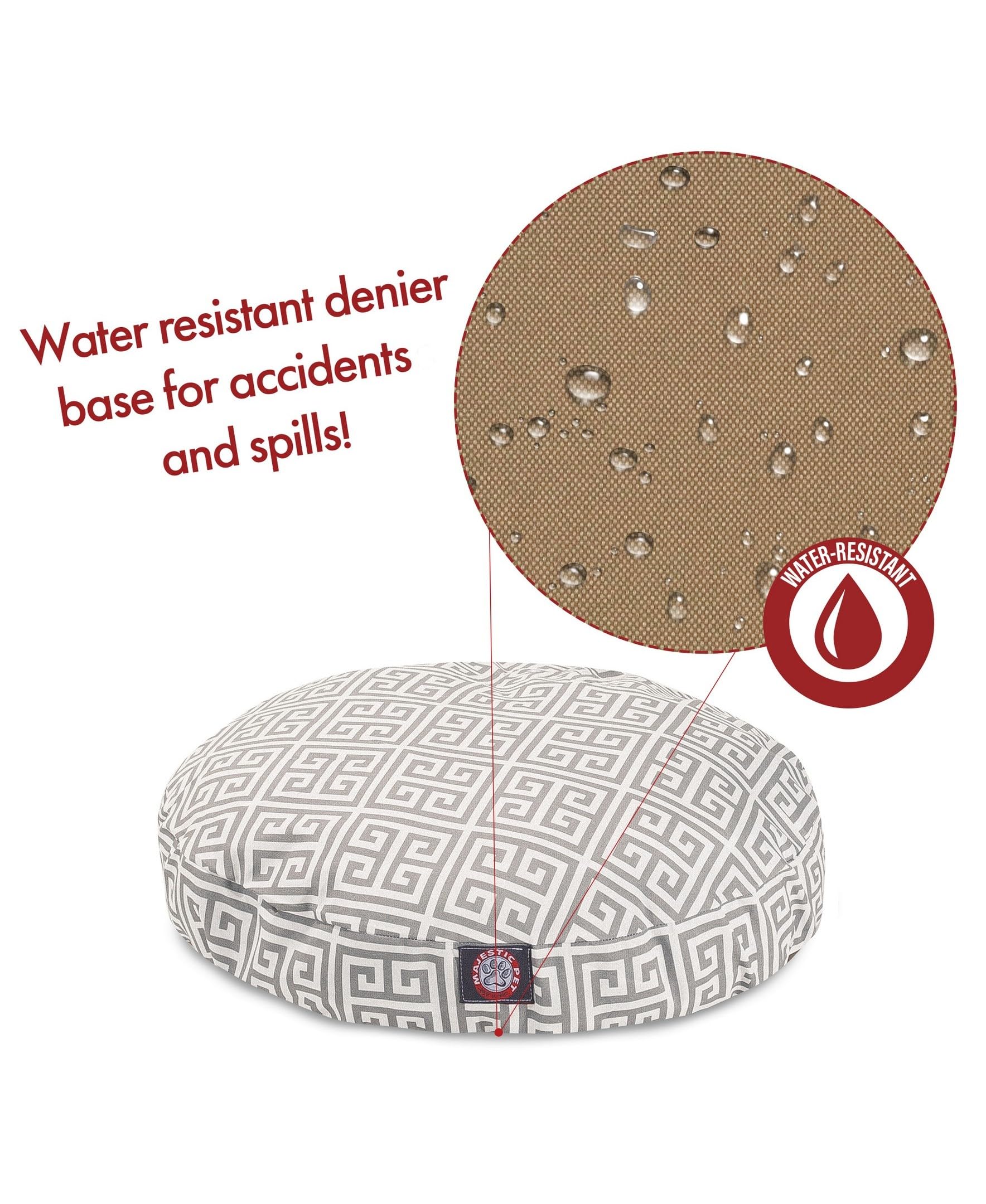 Grey Towers Grey Towers Small Round Indoor Outdoor Pet Dog Bed With Removable Washable Cover By Majestic Pet Products