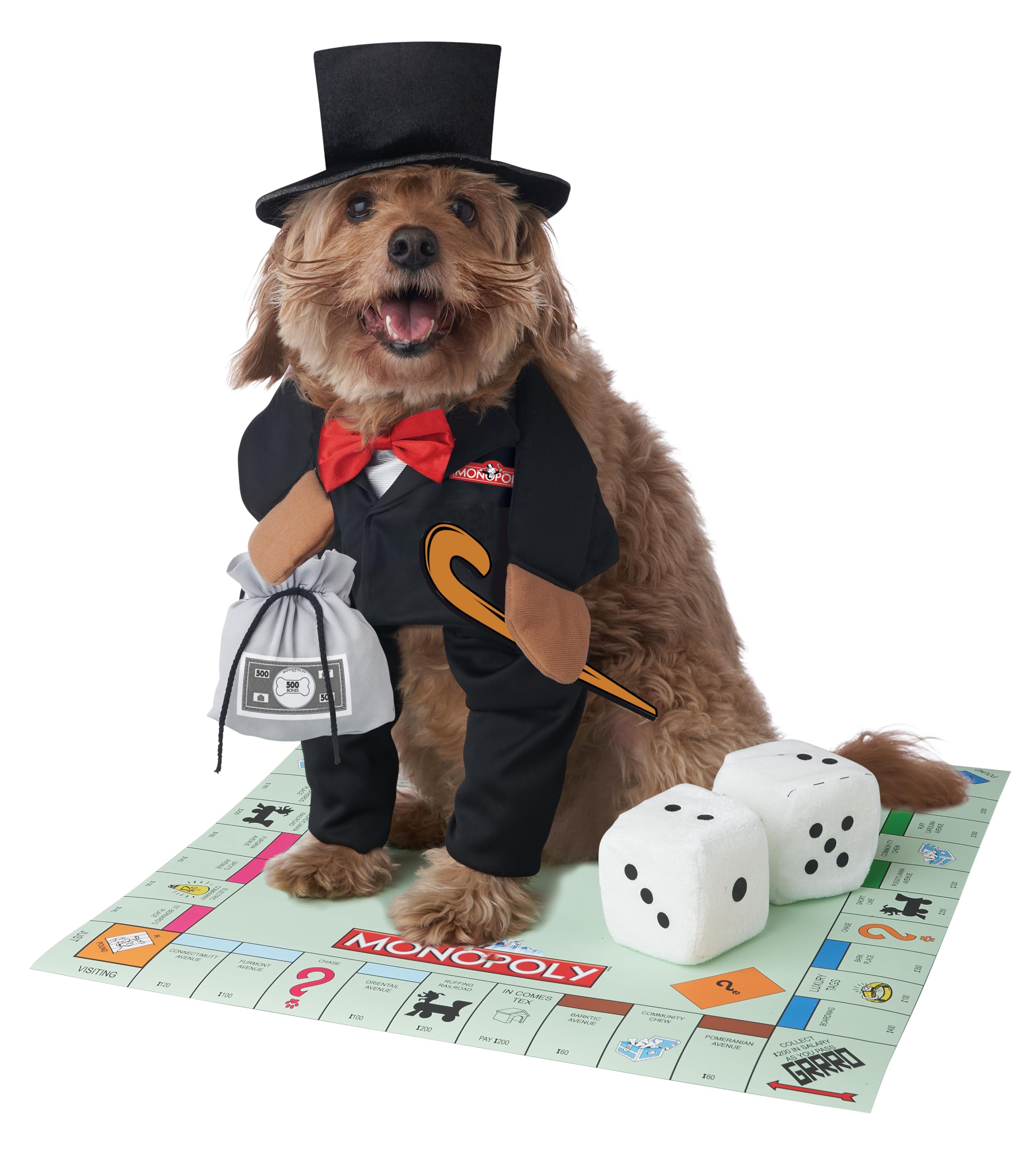 Mr Monopoly Dog costume  Medium