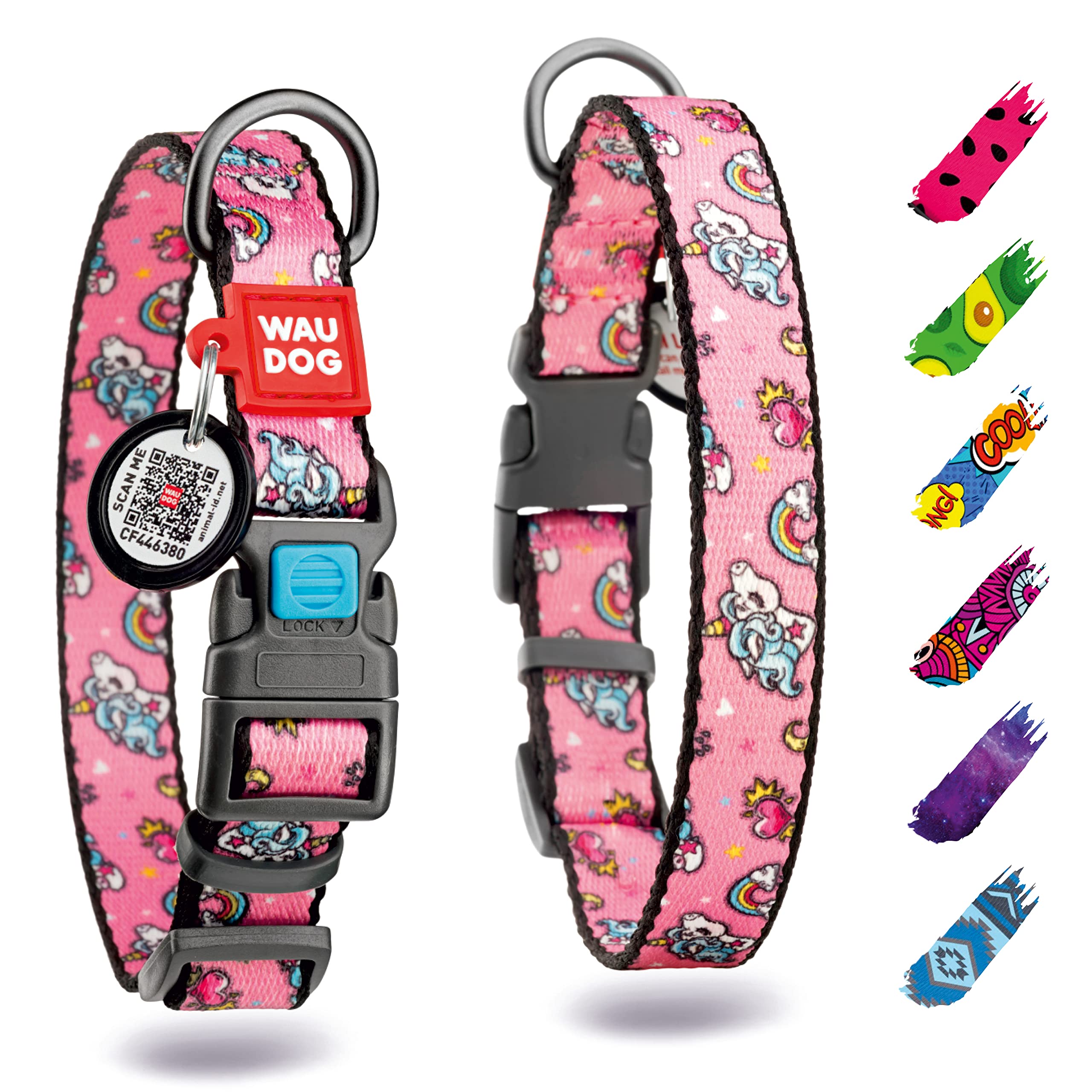 Nylon Dog Collar - Adjustable Dog Collar For Large Dogs, Small & Medium Dogs - Breakaway Puppy Collars For Large Breed Dogs - Bo