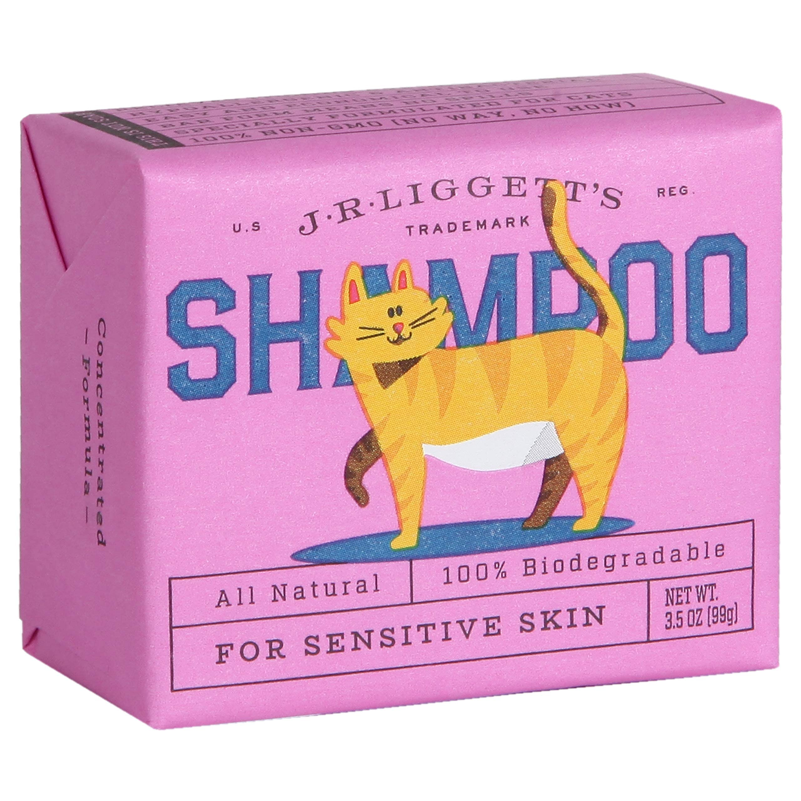 Jrliggett'S Cat Hair Shampoo Bar Great For Sensitive Skin | Relieves Dry, Itchy Skin | Hypoallergenic Formula And Biodegradable 