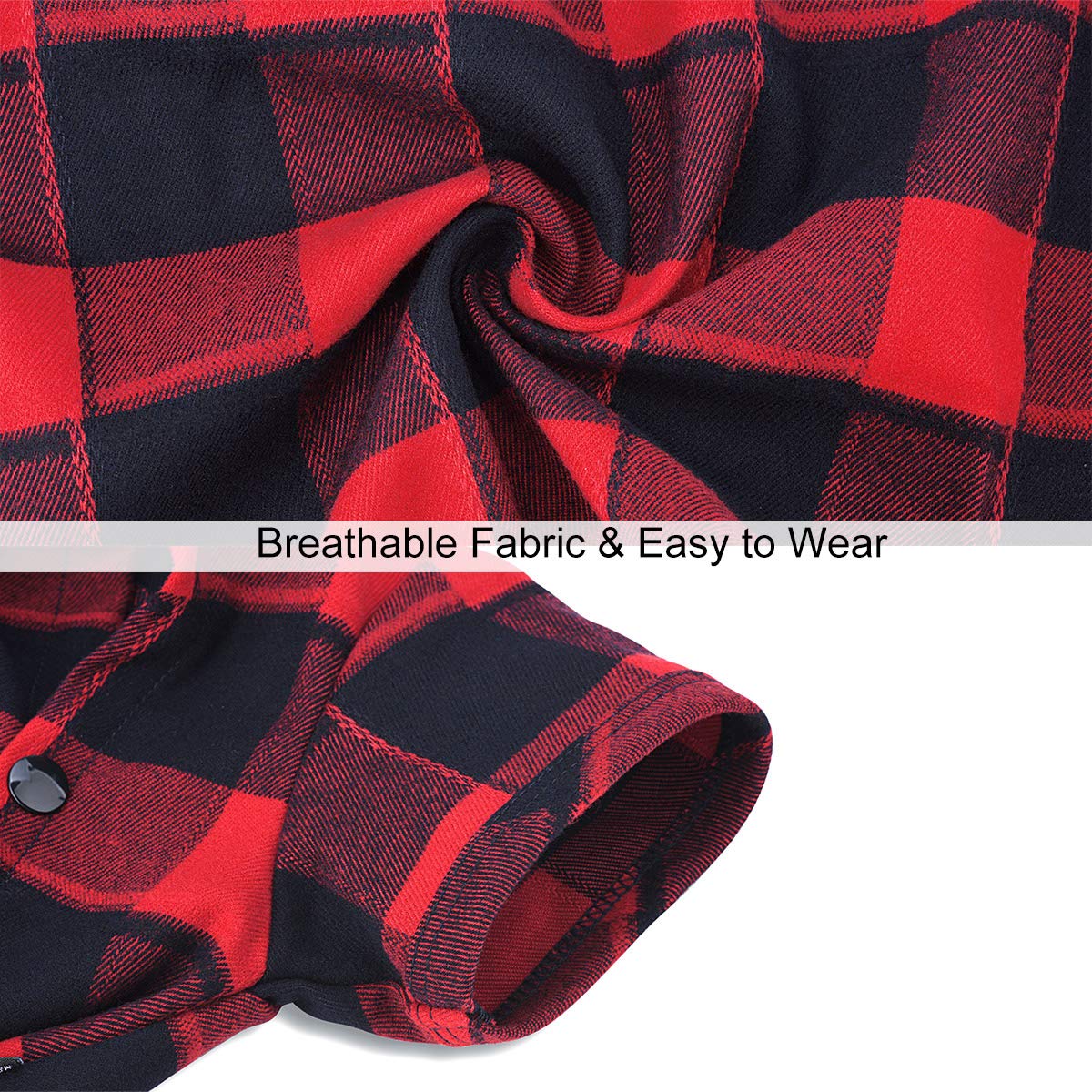 Ctilfelix Dog Shirt Plaid Puppy Clothes For Small Medium Large Dogs Cats Boy Girl Kitten Soft Pet T-Shirt Breathable Tee Outfit Adorable Grid Apparel Halloween Thanksgiving [Red#1; M]