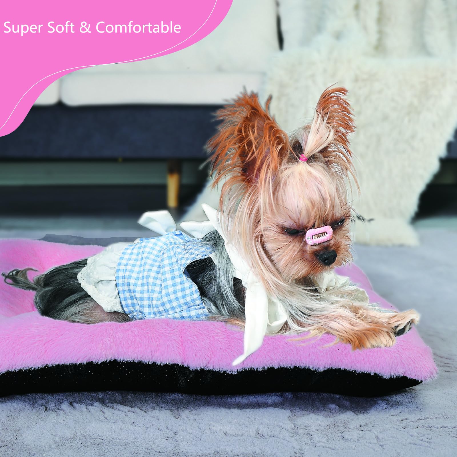 Wrkfree Dog Crate Bed 18 Inch Ultra Soft Pet Bed Washable Crate Mat For Toy Dogs Breed And Indoor Cat Ideal For Dog Crates 18 X