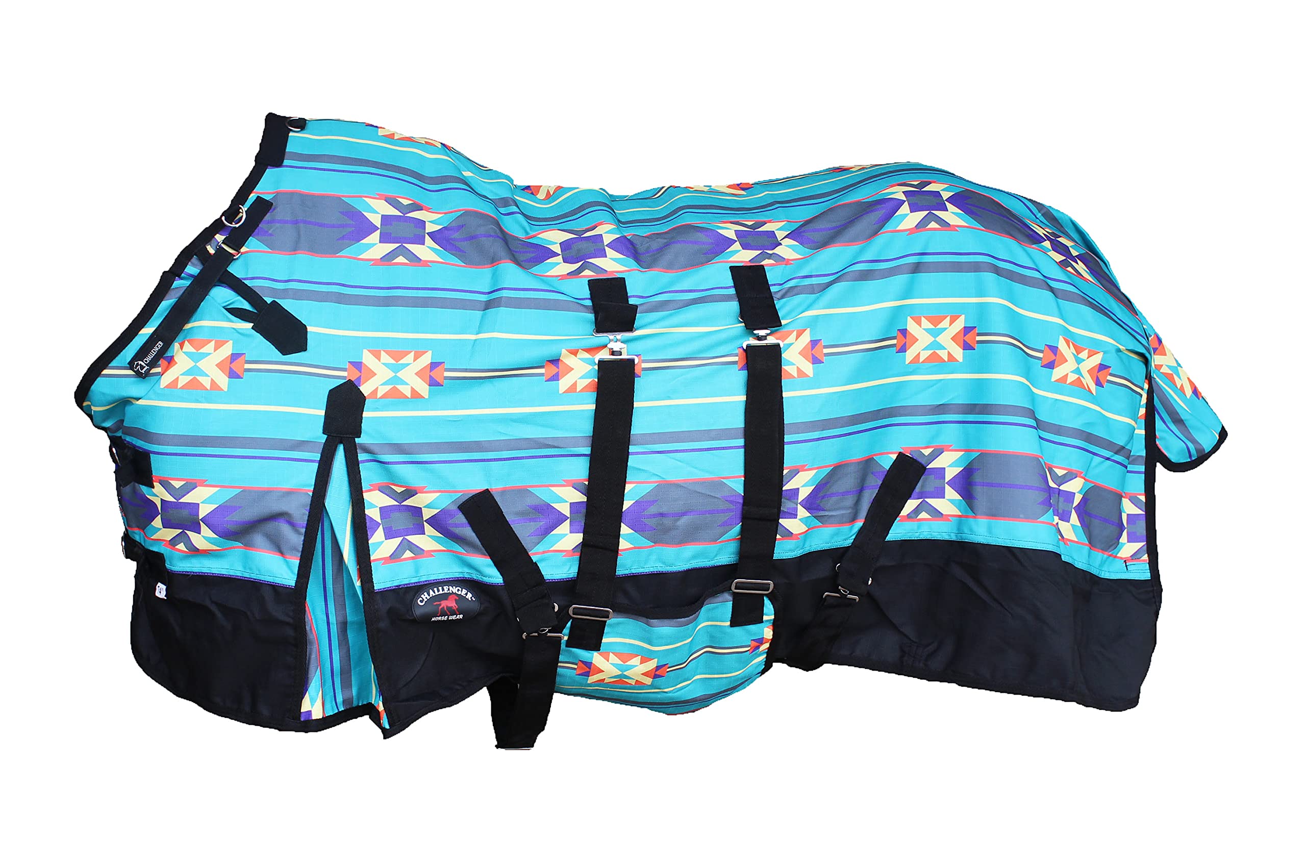 Challenger 72' 1200D Turnout Waterproof Rain Horse Sheet Light Winter Blanket 378B