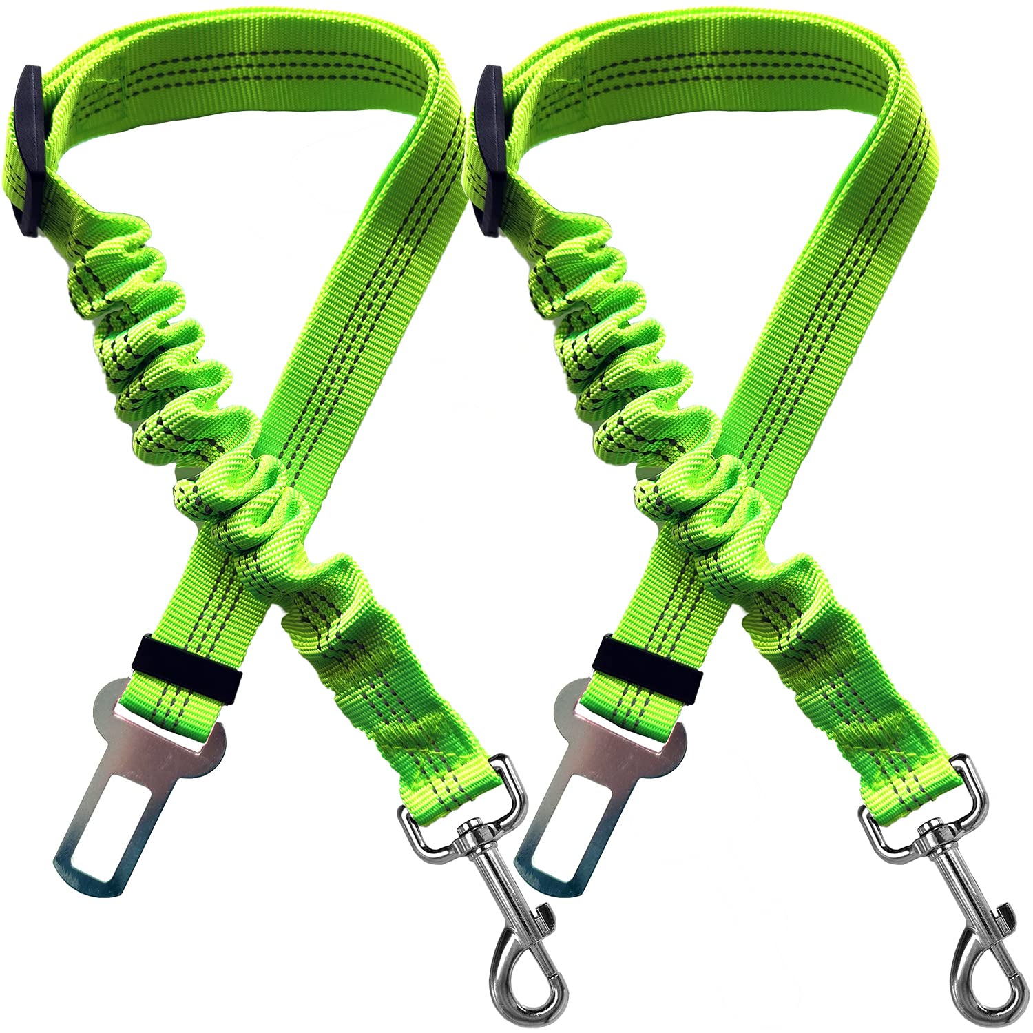 Yiaizhuo 2 Dog Car Harness Seatbelt Seat Belt Leash Travel Accessories Bungee Anti Shock Pet Cat Adjustable Lead Clip Safety Sea