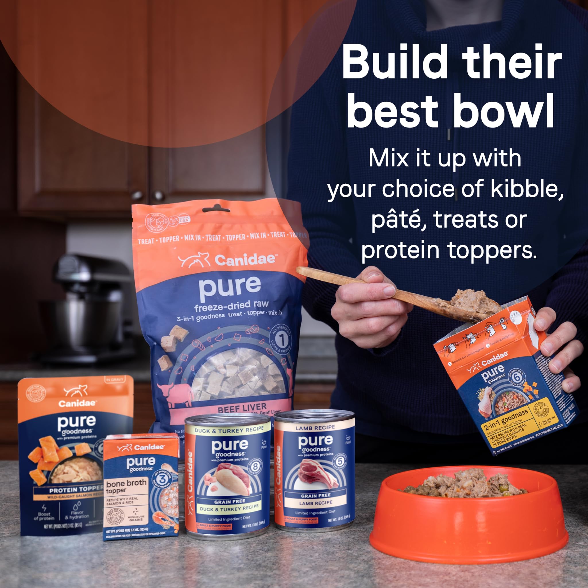 CANIDAE PURE Heaven Biscuits with Salmon & Sweet Potato Dog Treats 11 oz.