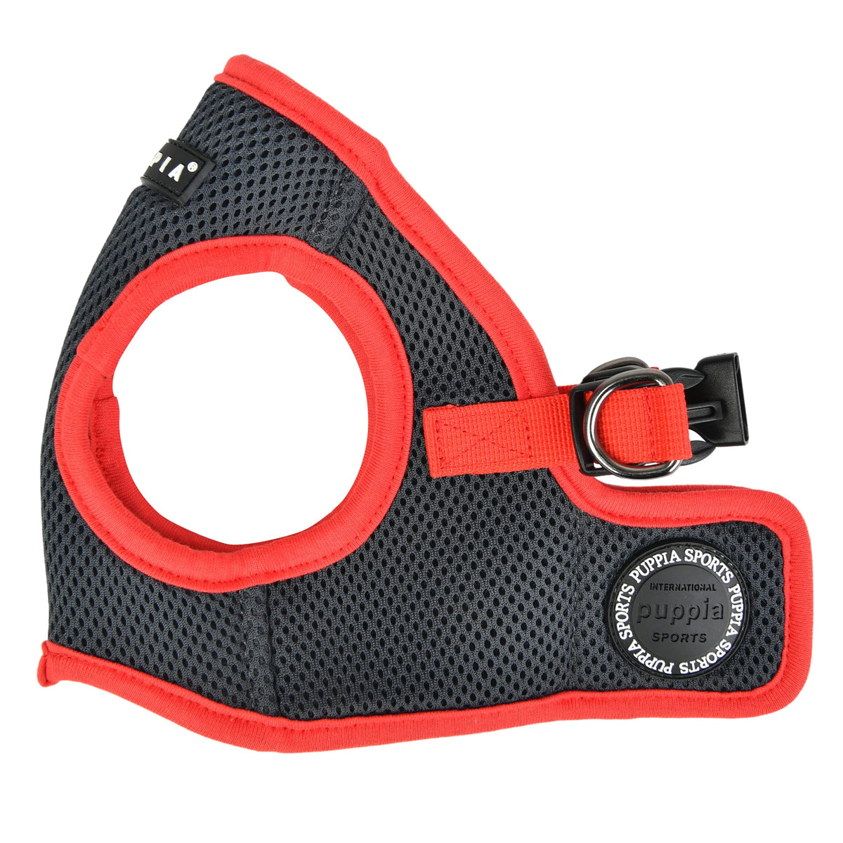 Puppia Soft Vest Dog Harness Ii Mesh Step-In All Season No Pull No Choke Walking Training For Small & Medium Dog - Grey - Xxl